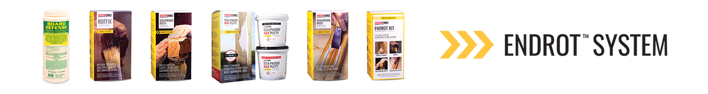 EndRot | Wood Repair and Restoration Kit - System Three Resins