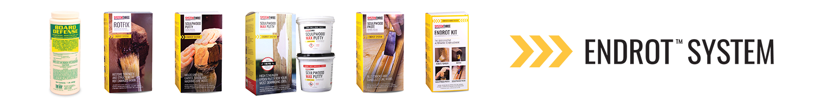End Rot Machine EndRot | Wood Repair and Restoration Kit - System Three Resins