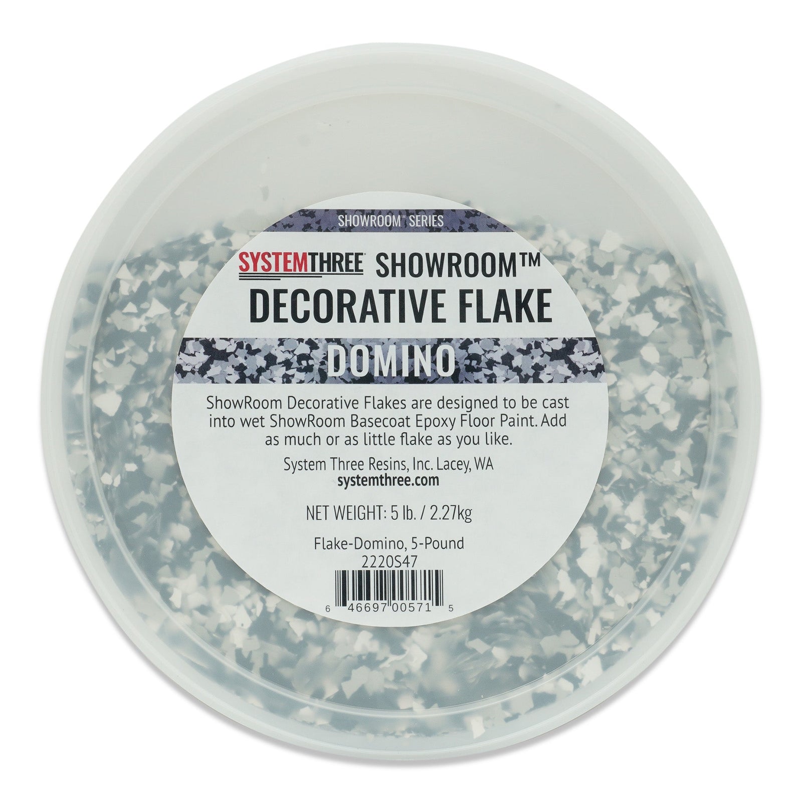 ShowRoom Decorative Flake - System Three Resins