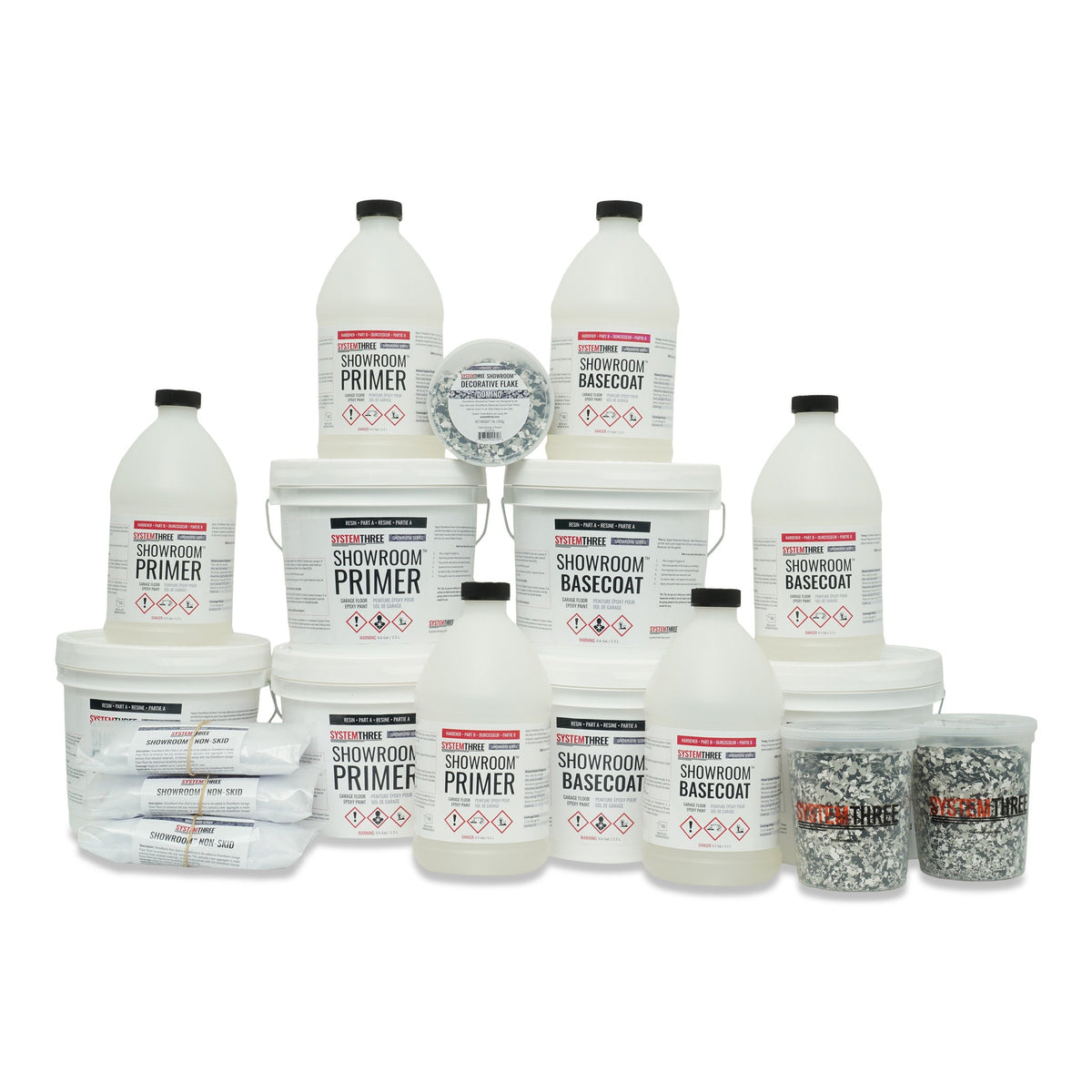 ShowRoom Garage Floor Epoxy - System Three Resins