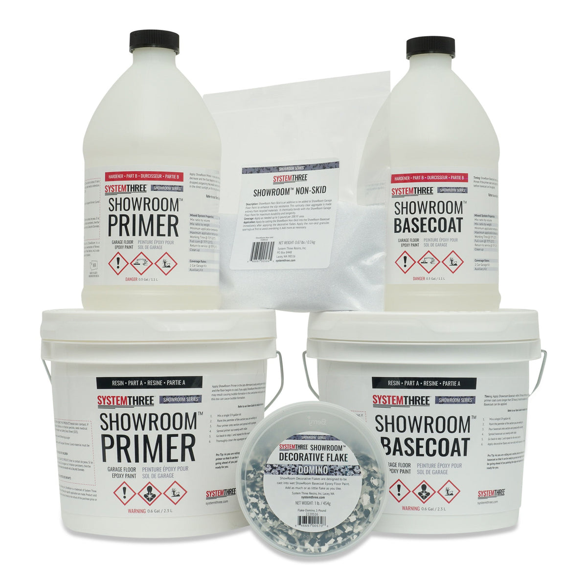 ShowRoom Garage Floor Epoxy - System Three Resins