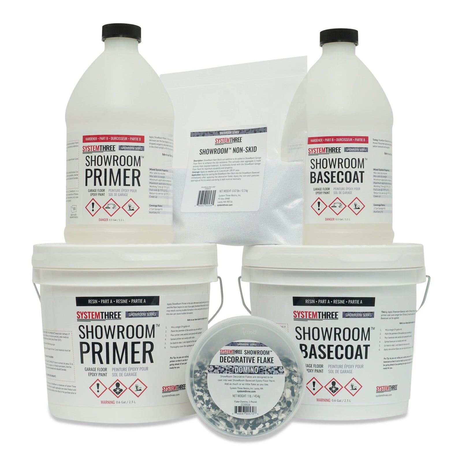 ShowRoom Garage Floor Epoxy - System Three Resins