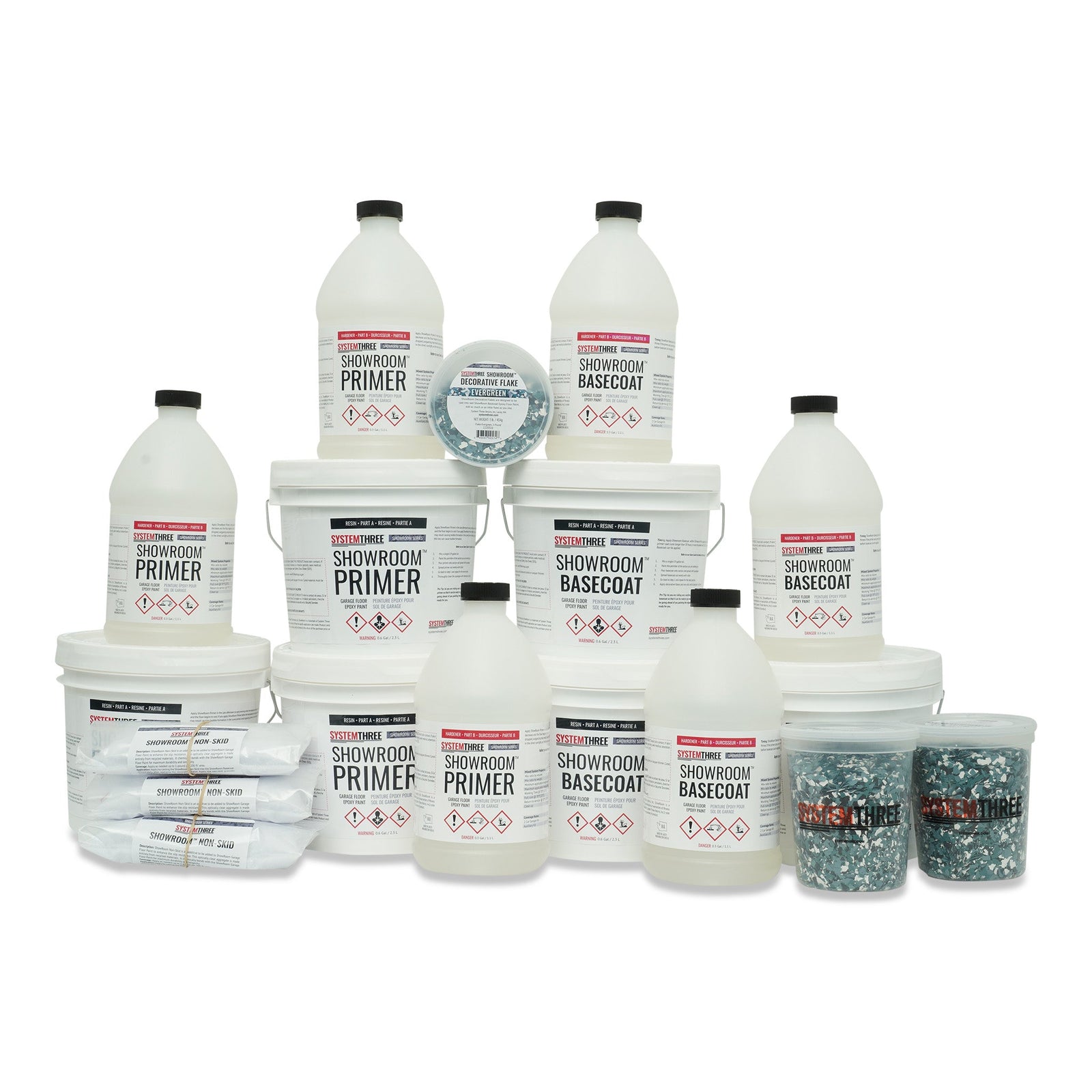 ShowRoom Garage Floor Epoxy - System Three Resins