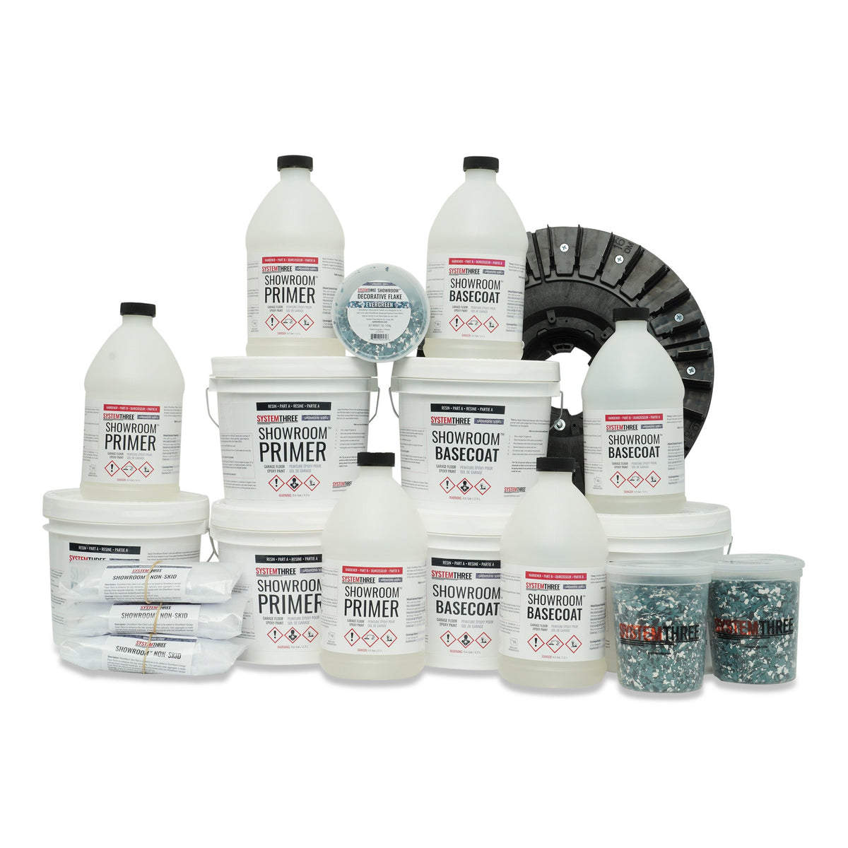 ShowRoom Garage Floor Epoxy - System Three Resins