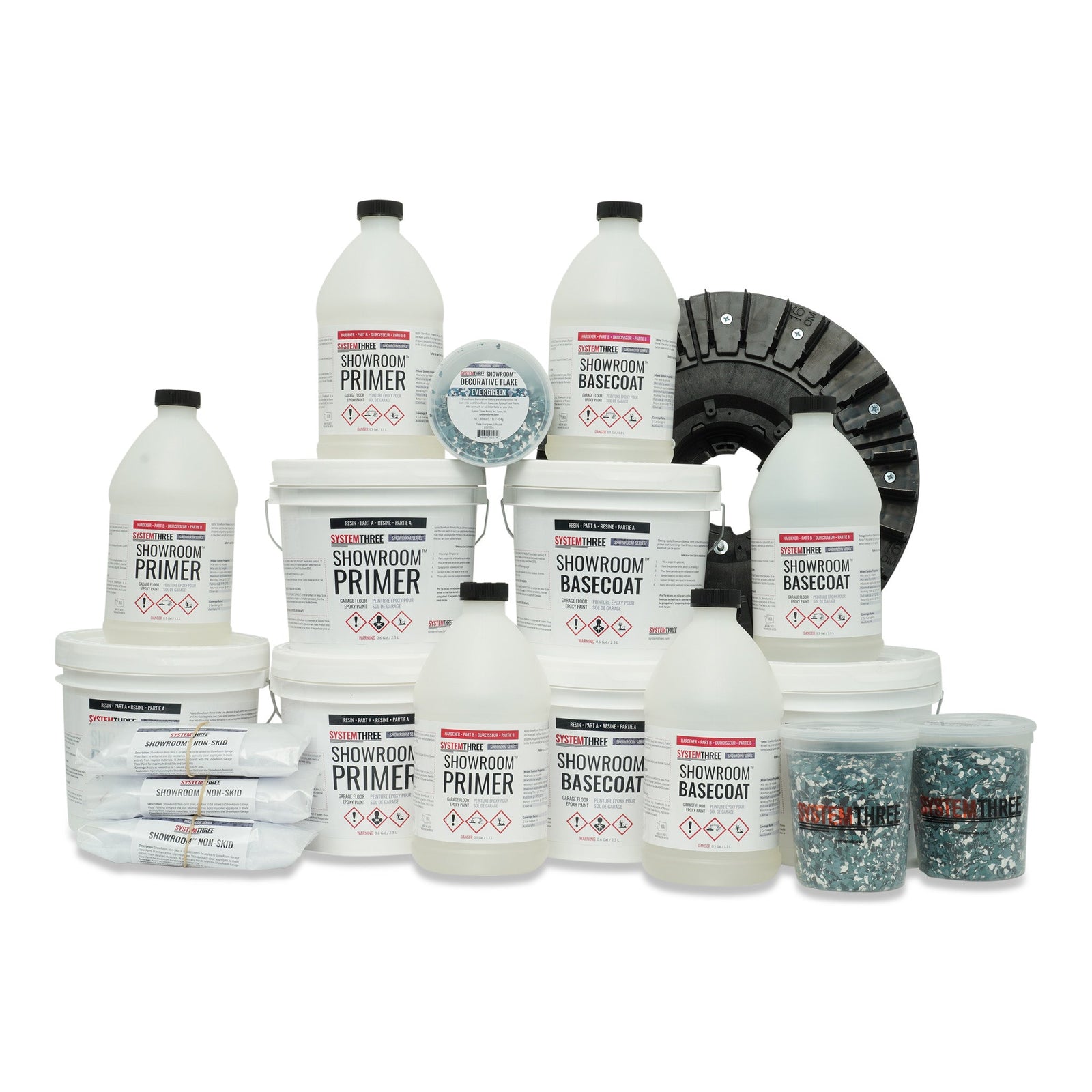 ShowRoom Garage Floor Epoxy - System Three Resins