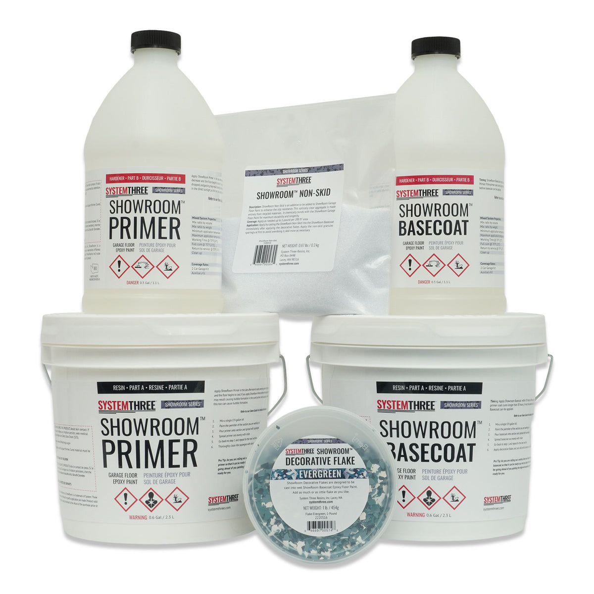 ShowRoom Garage Floor Epoxy - System Three Resins