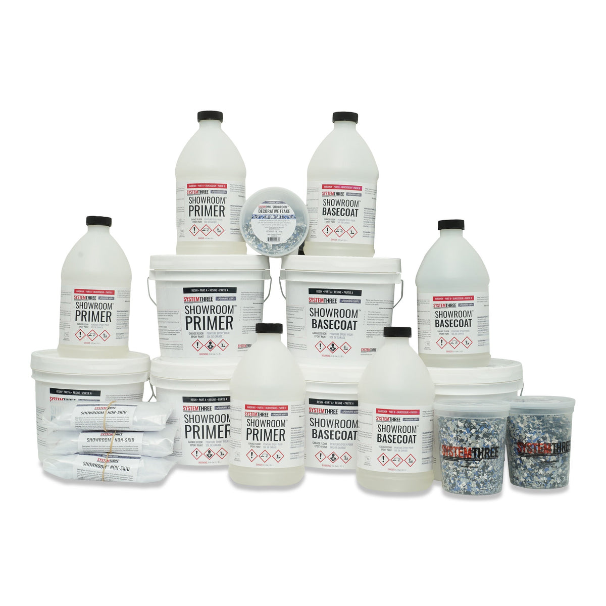 ShowRoom Garage Floor Epoxy - System Three Resins