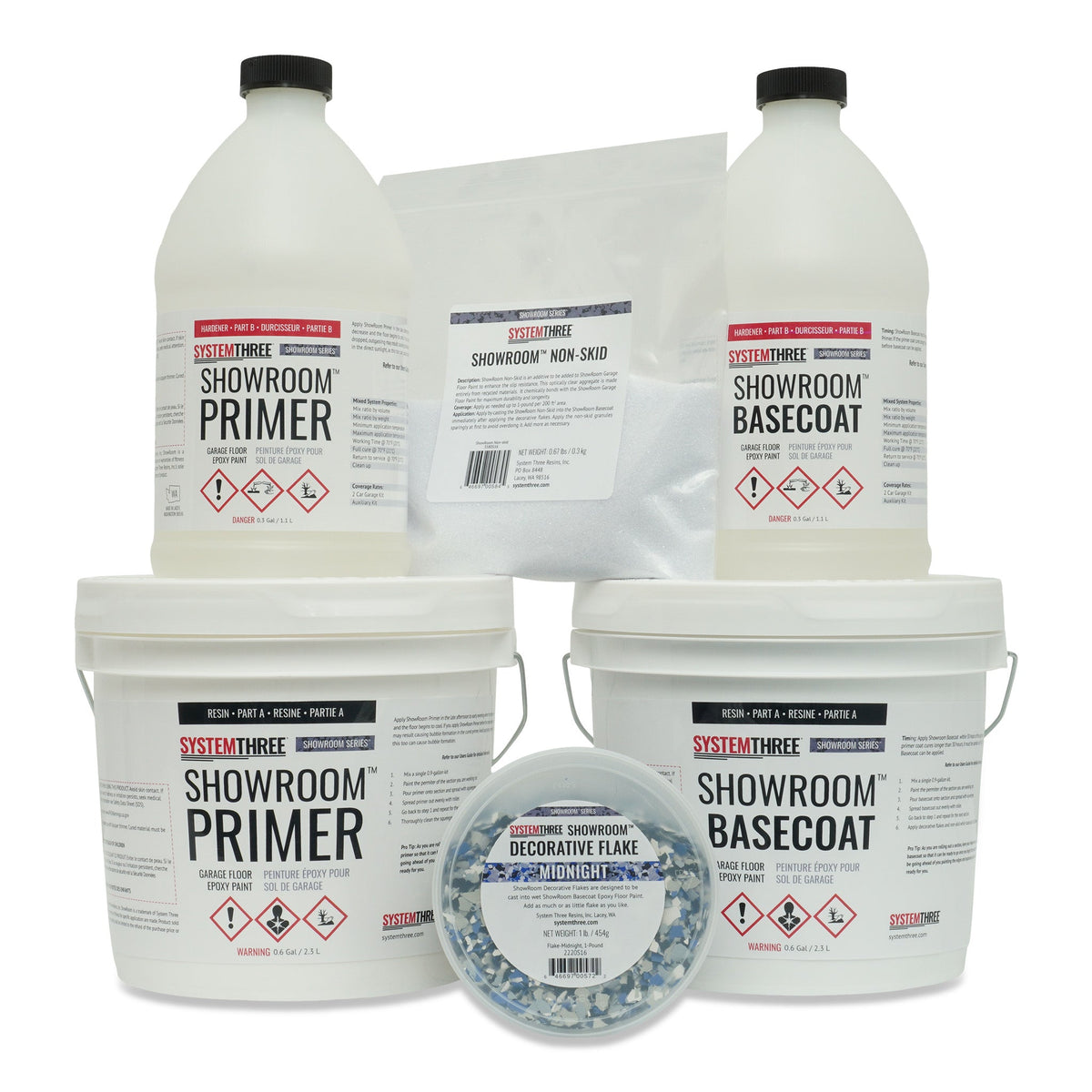 ShowRoom Garage Floor Epoxy - System Three Resins