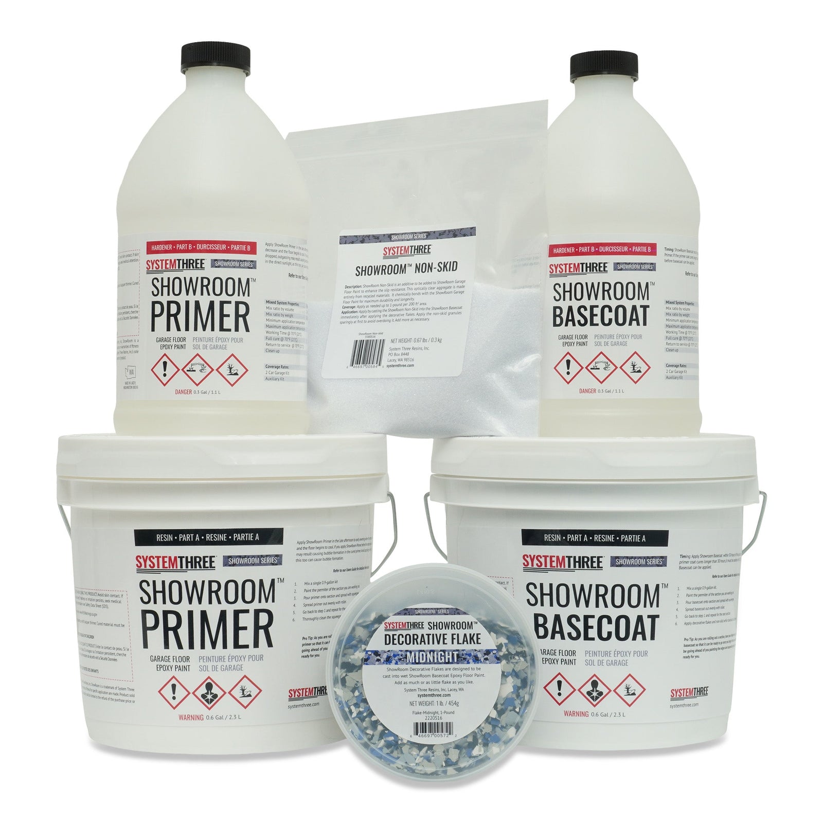 ShowRoom Garage Floor Epoxy - System Three Resins