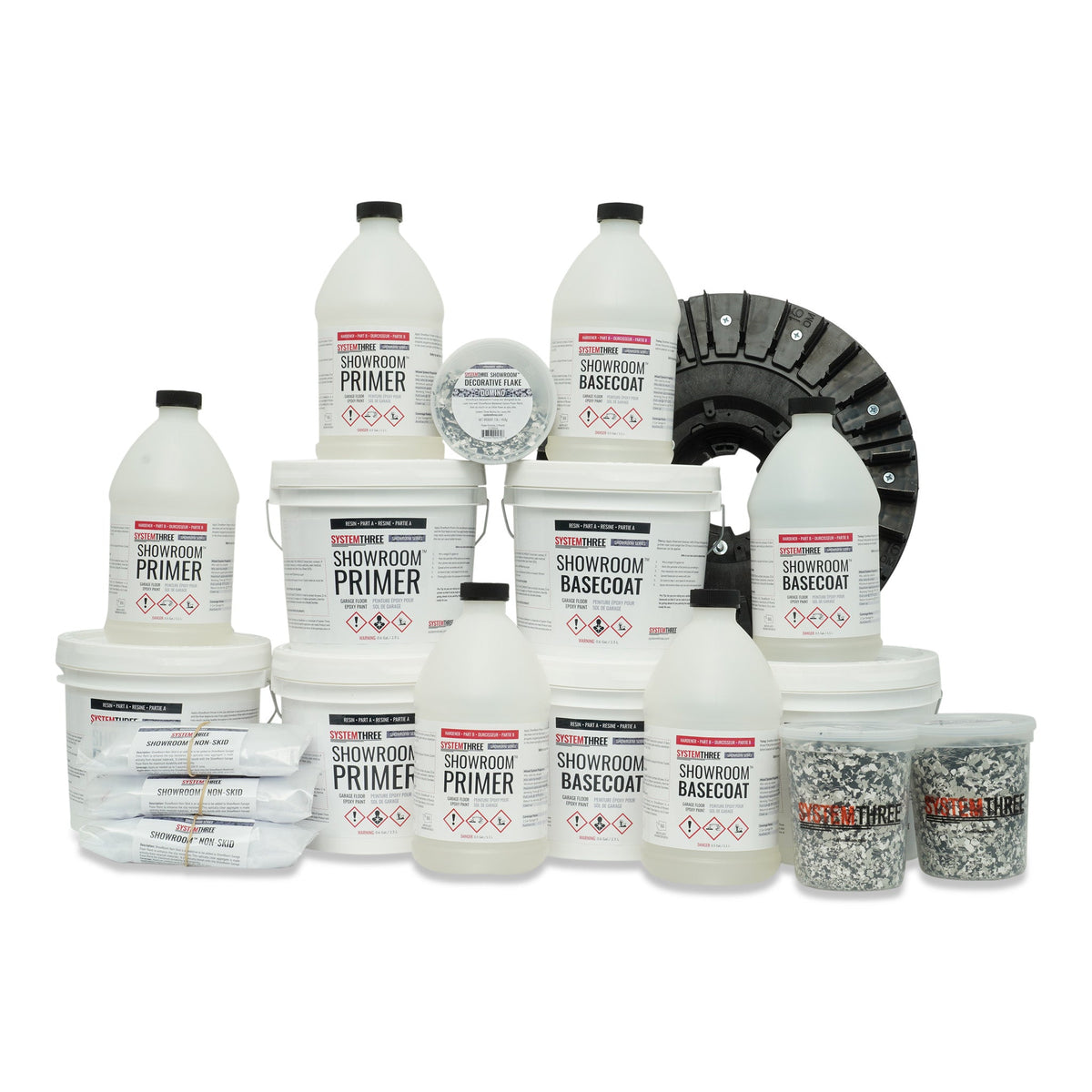 ShowRoom Garage Floor Epoxy - System Three Resins