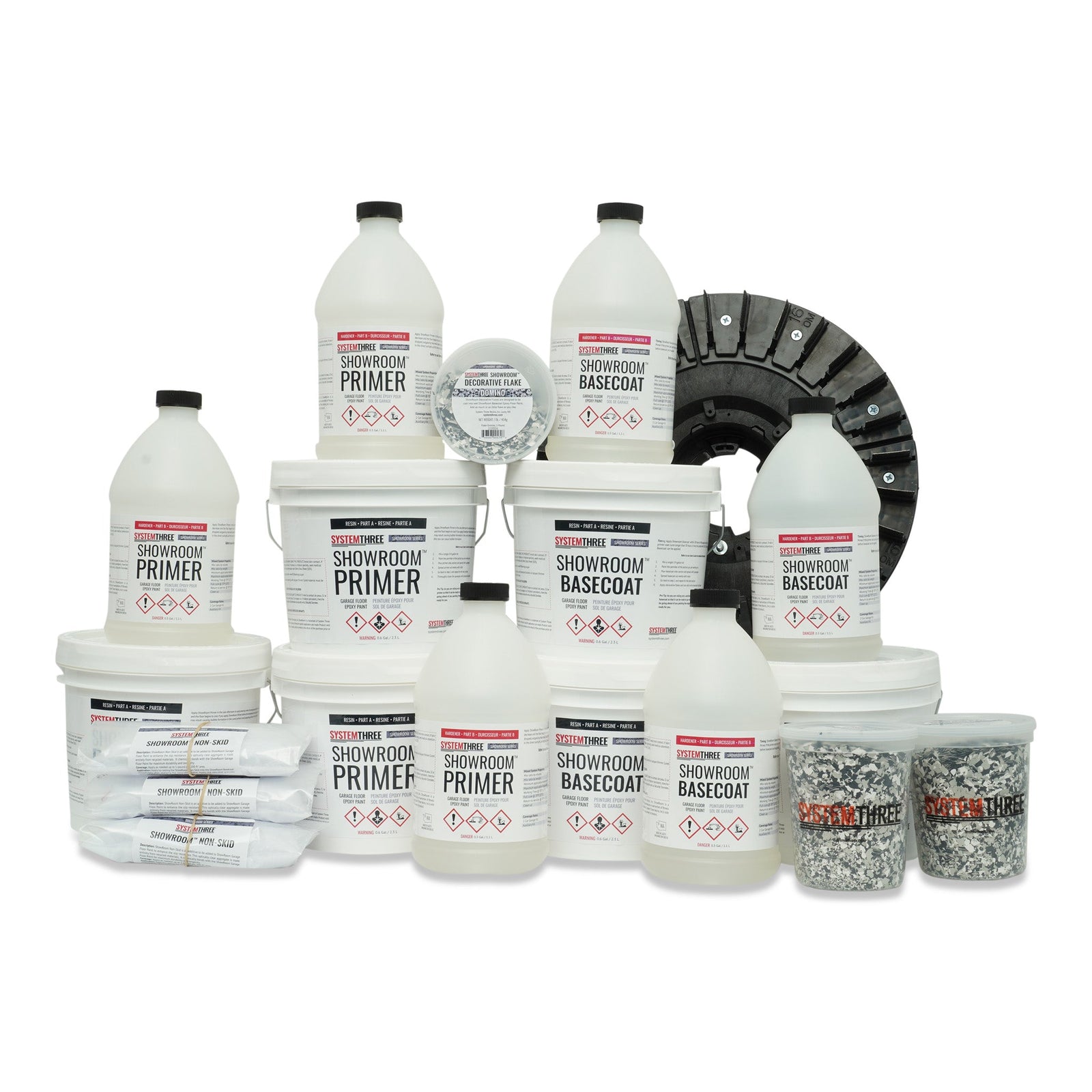 ShowRoom Garage Floor Epoxy - System Three Resins