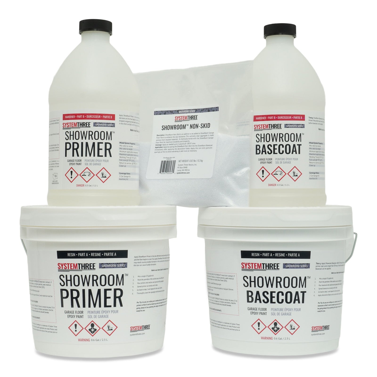 ShowRoom Garage Floor Epoxy - System Three Resins