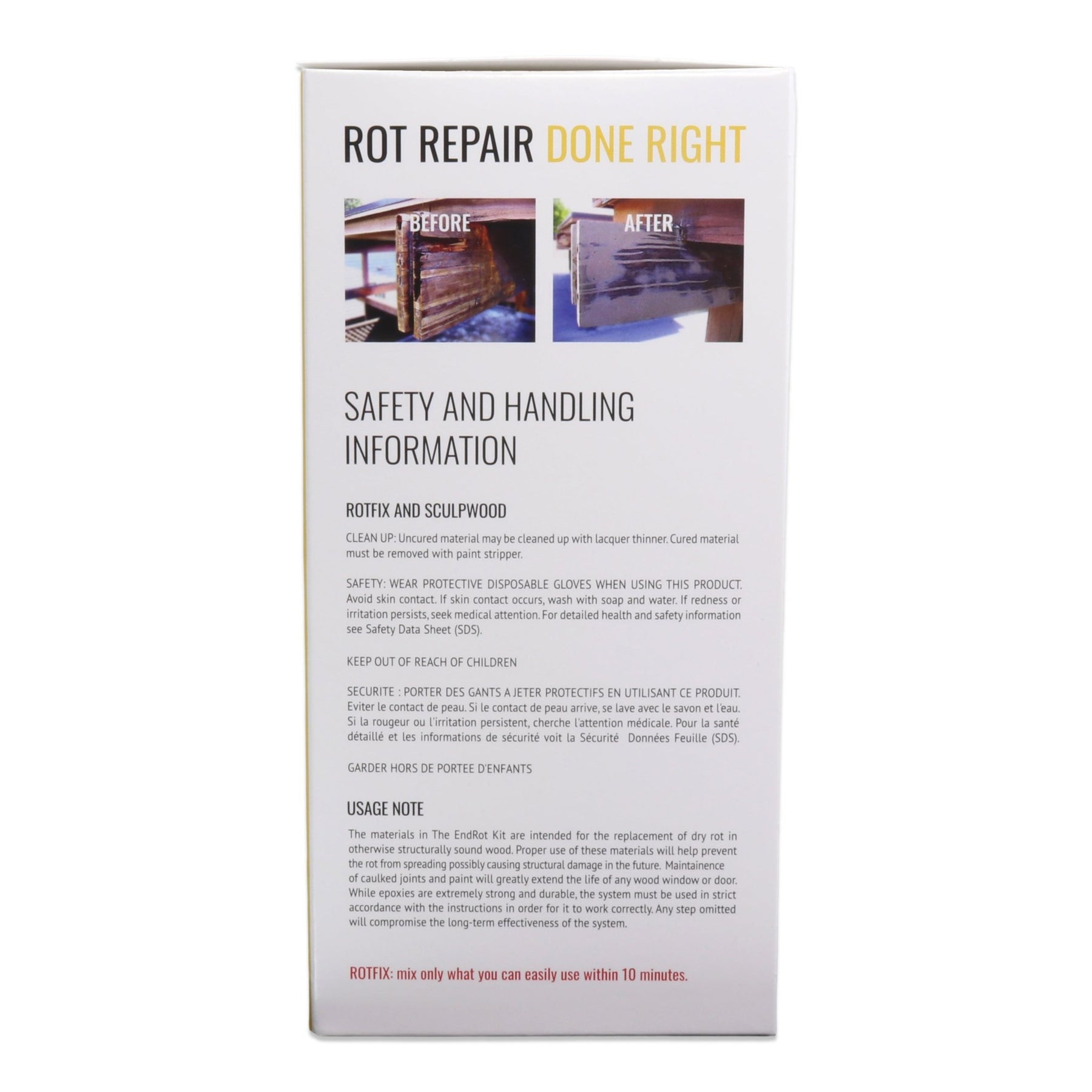 EndRot | Wood Repair and Restoration Kit - System Three Resins