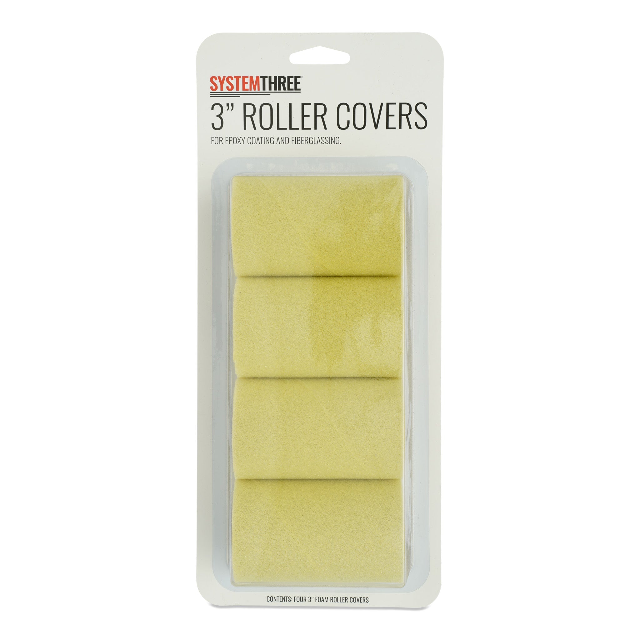 System Three 3 Epoxy Roller Replacement Covers - 3 Piece by Woodcraft