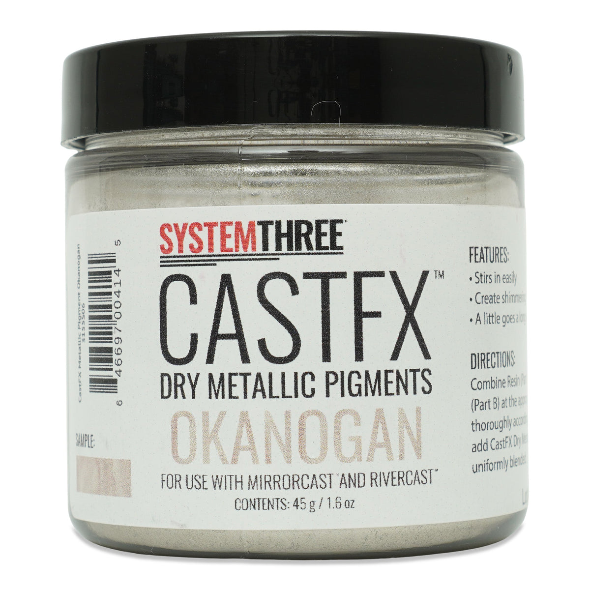 CastFX Dry Metallic Pigment - System Three Resins