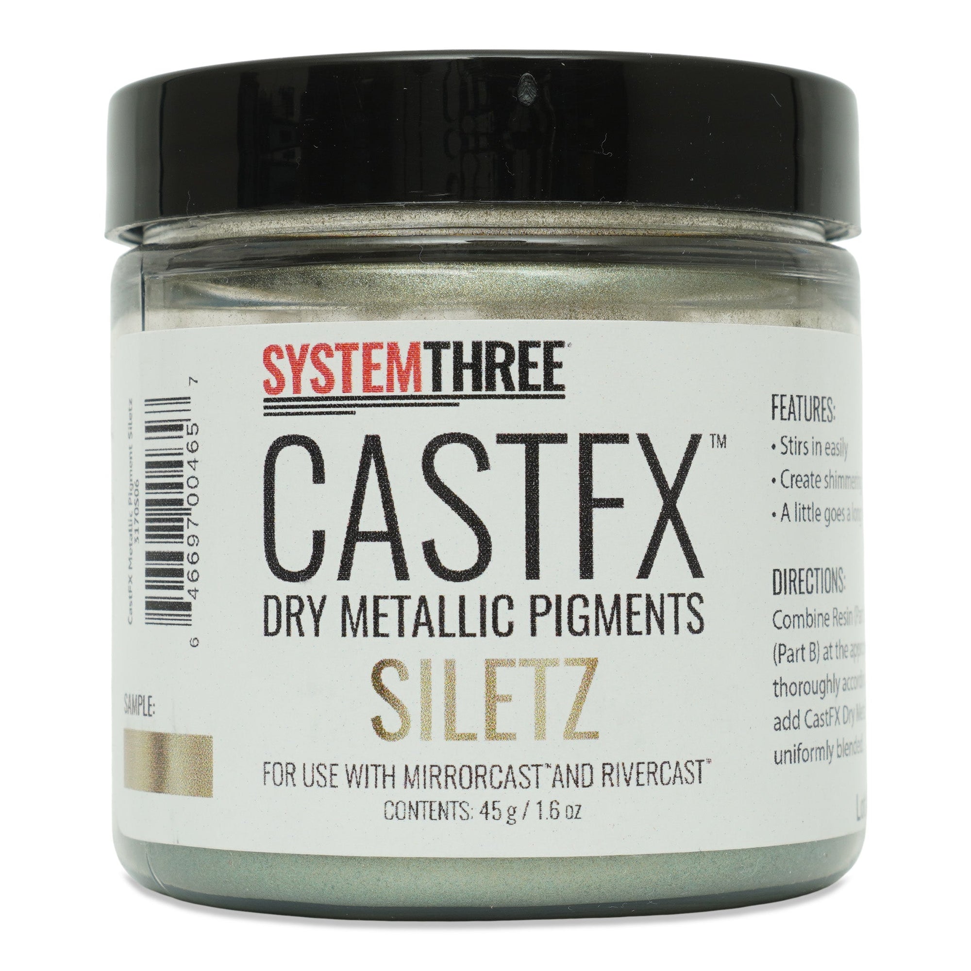 CastFX Dry Metallic Pigment System Three Resins