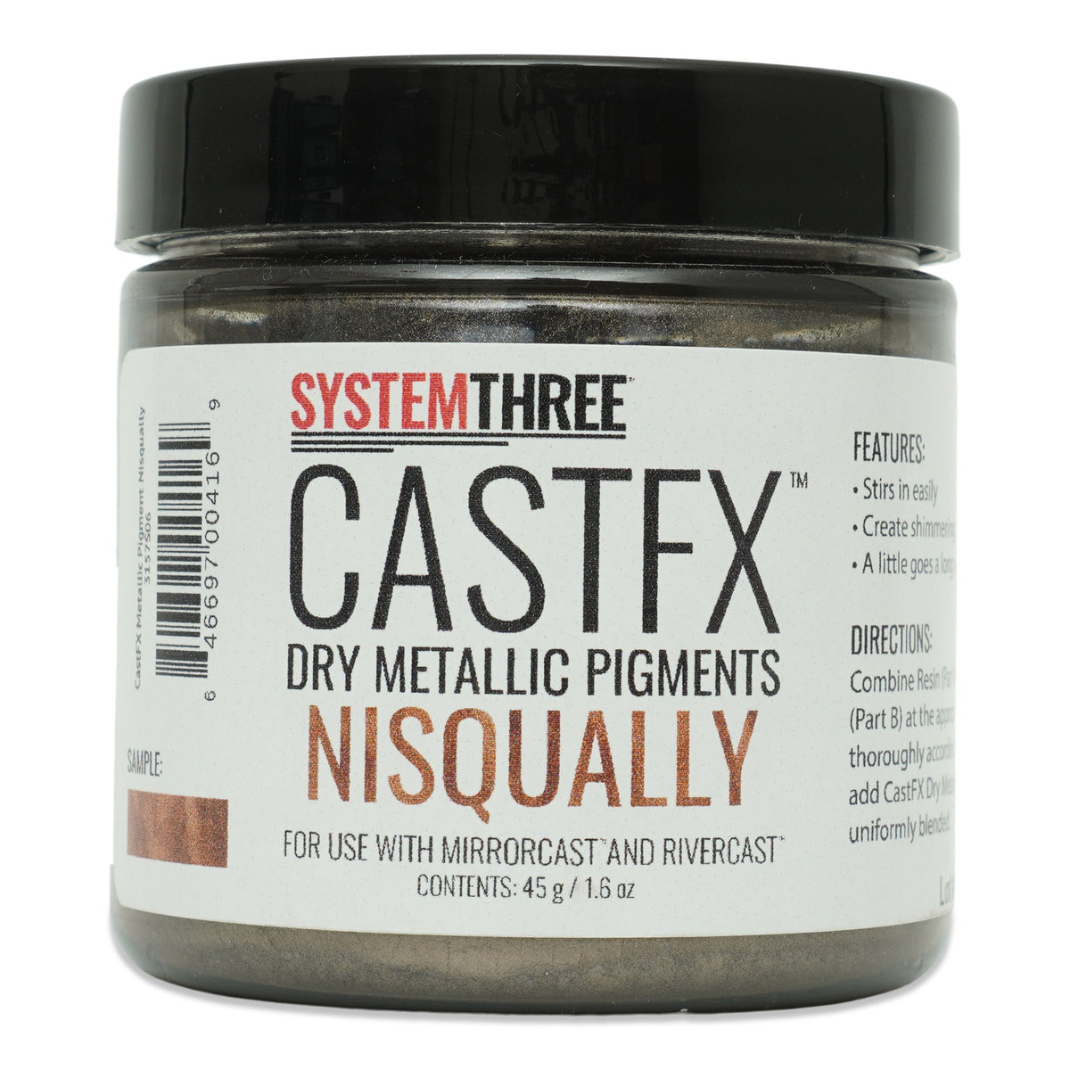 CastFX Dry Metallic Pigment - System Three Resins