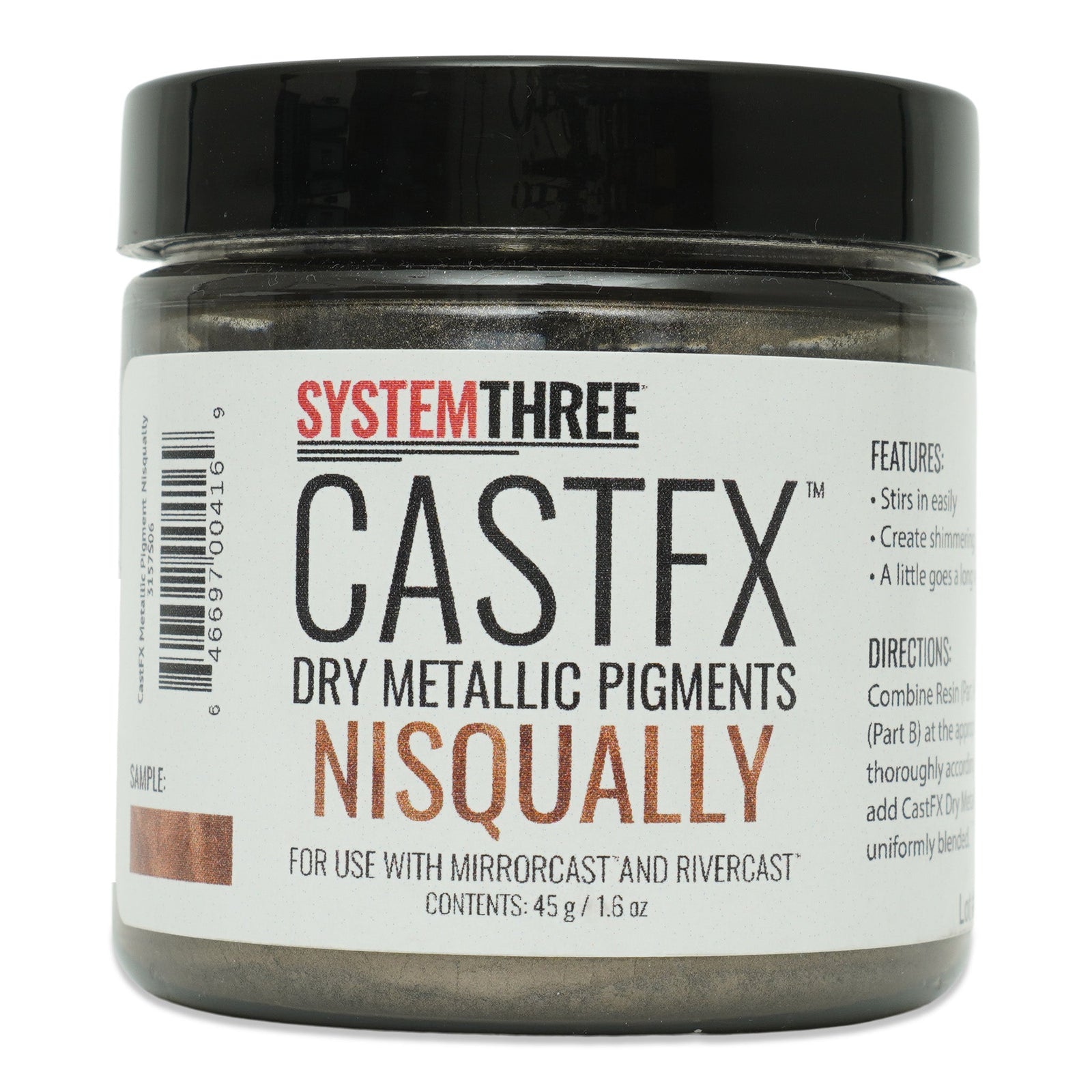 CastFX Dry Metallic Pigment - System Three Resins