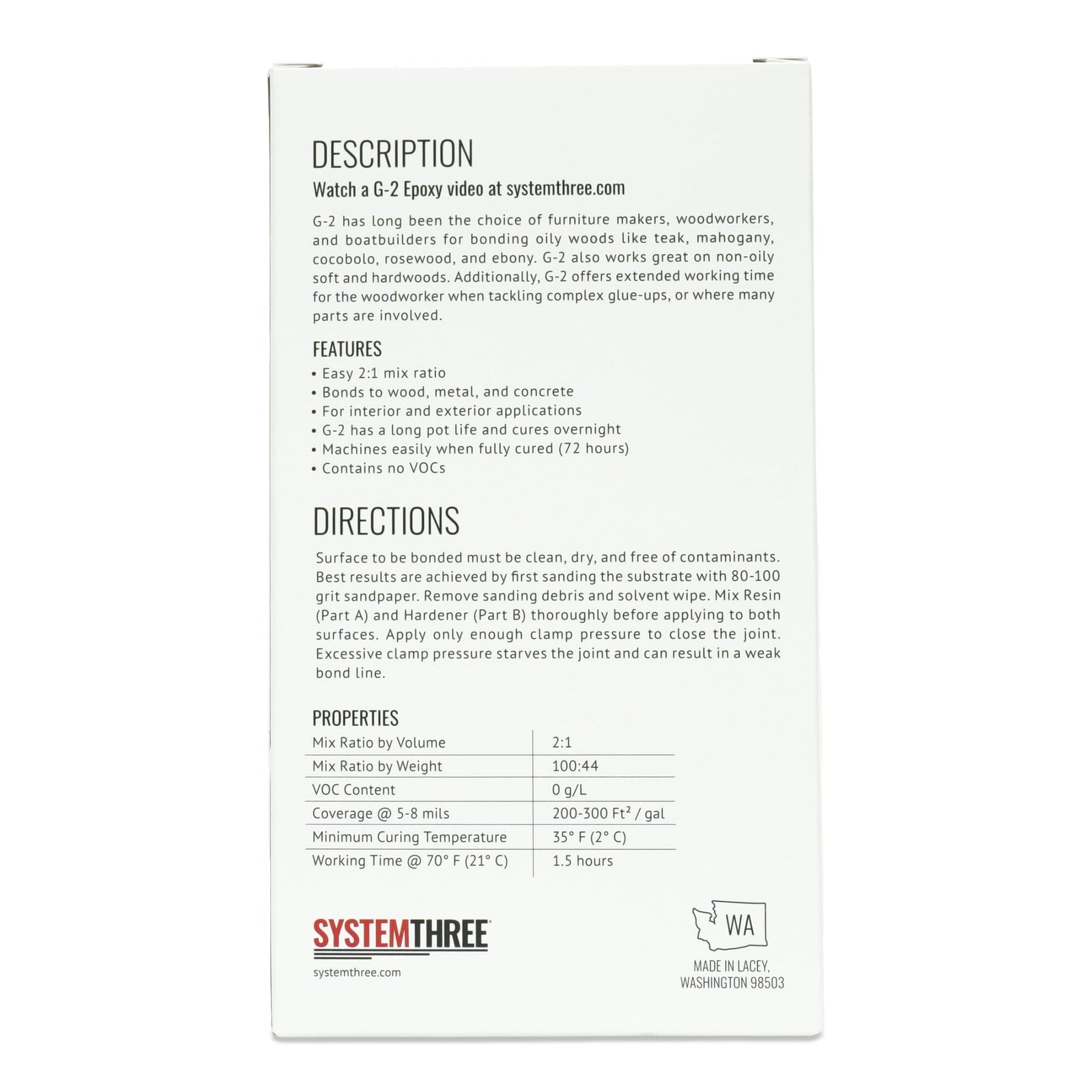 G-2 - System Three Resins