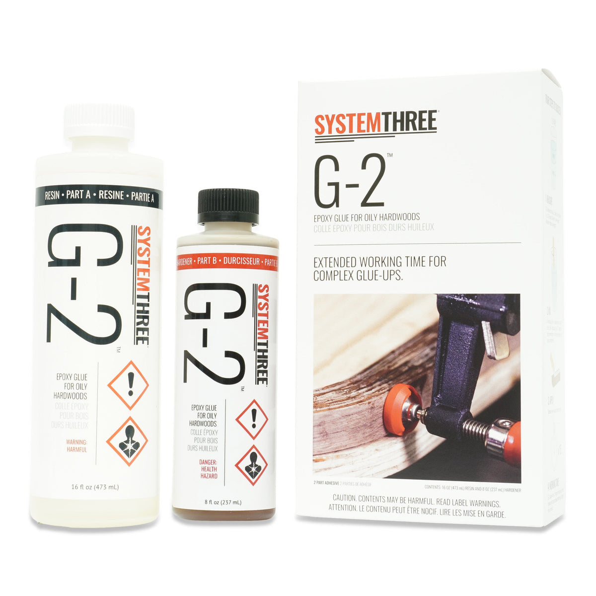 System Three G-2 Epoxy Glue Kit, 12 oz.