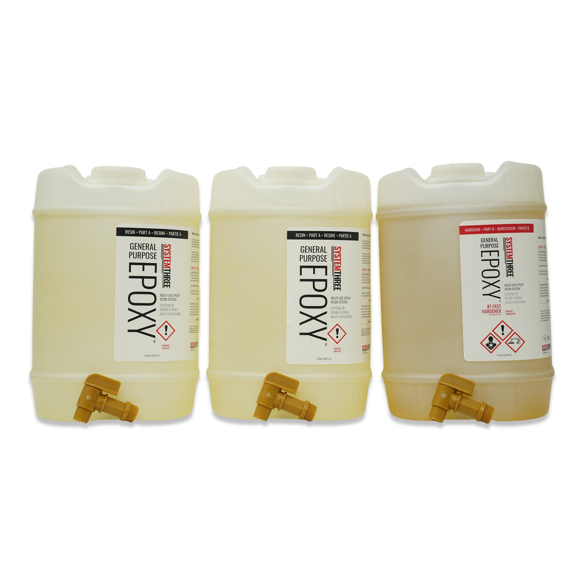 System Three General-Purpose Epoxy Resin, 5 Gallon by Rockler