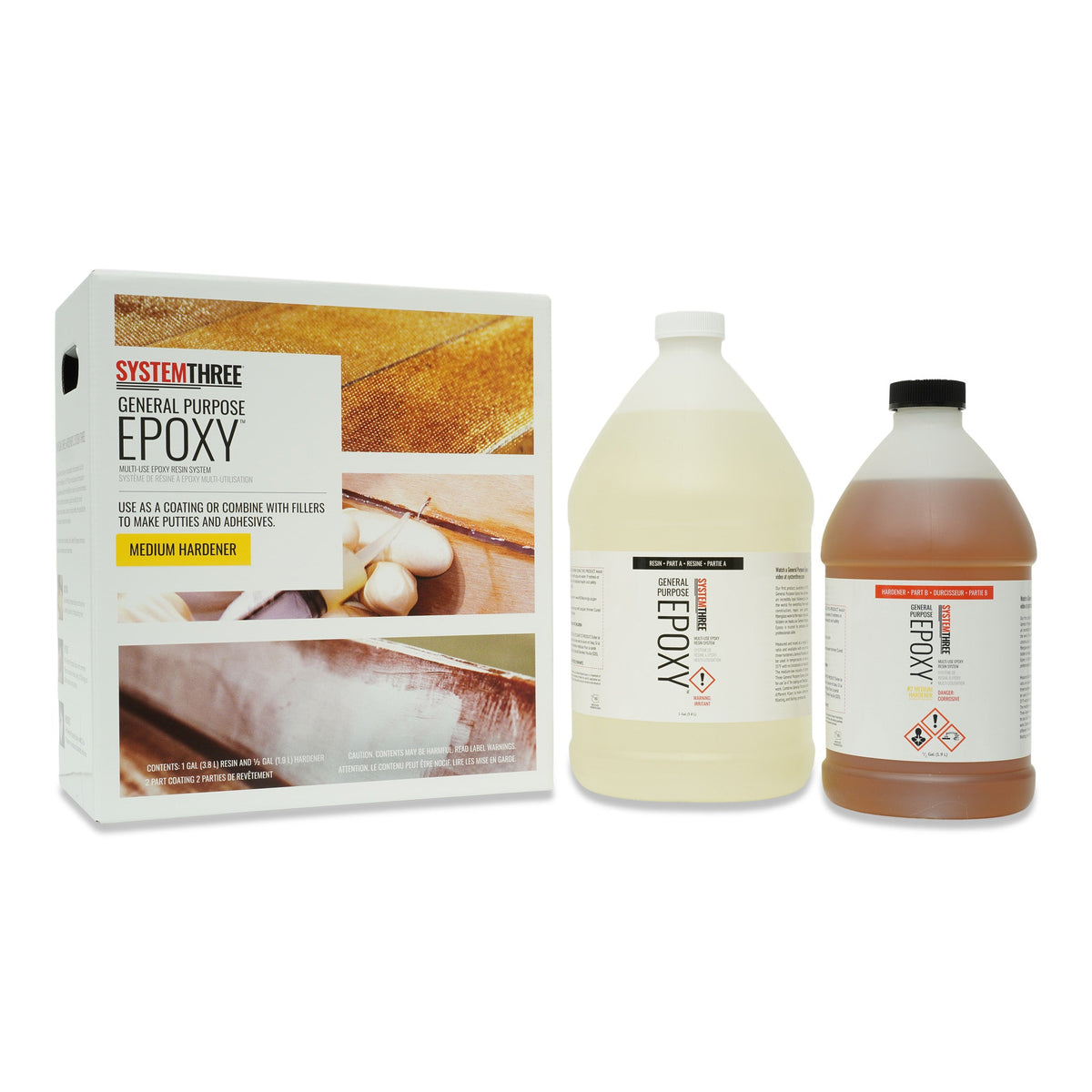 Fibre Glast System 3000 High Temp Epoxy Kit - Gallon Kit