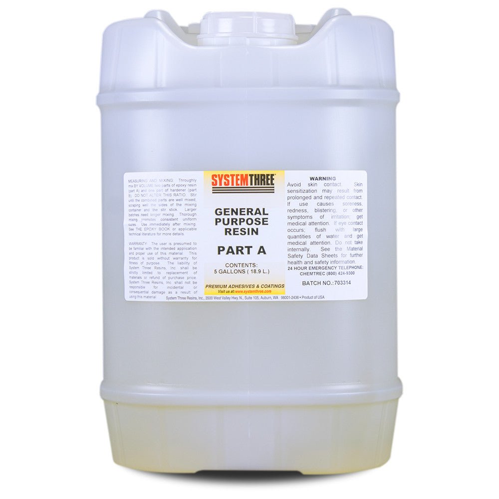 System Three General-Purpose Epoxy Resin, 5 Gallon by Rockler