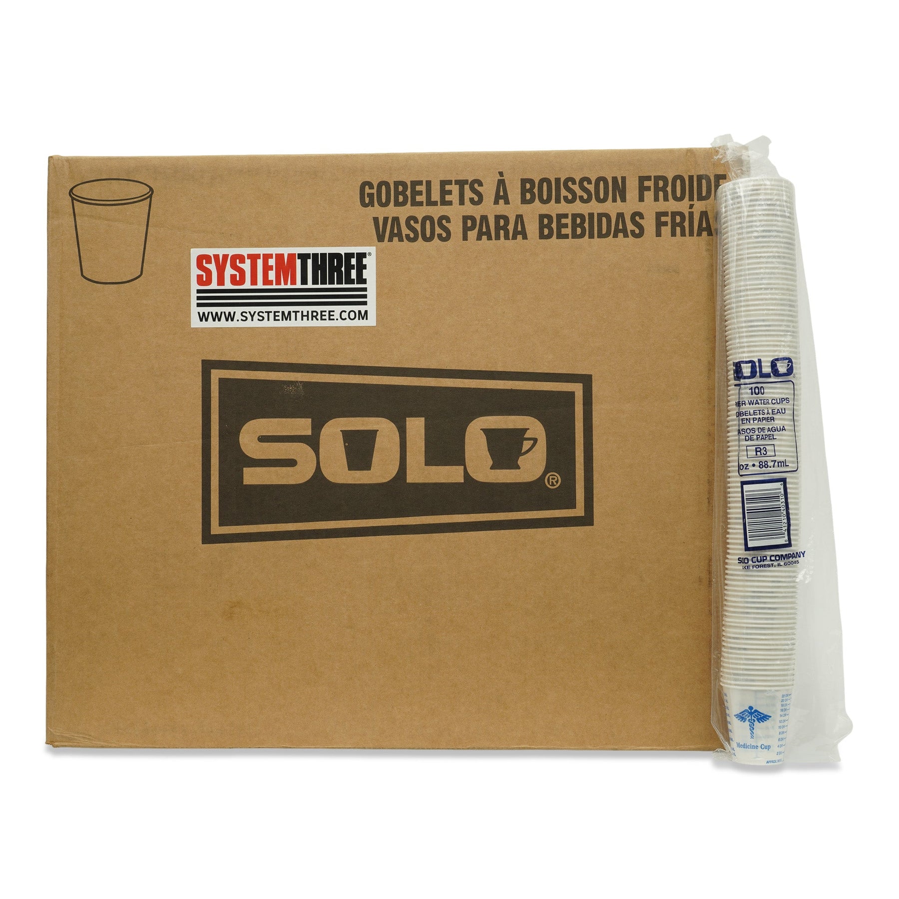 Graduated Paper Cups - System Three Resins