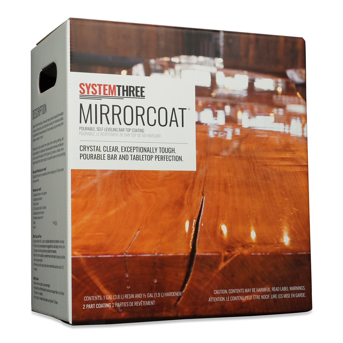 MirrorCoat  Bar and Table Top Epoxy - System Three Resins