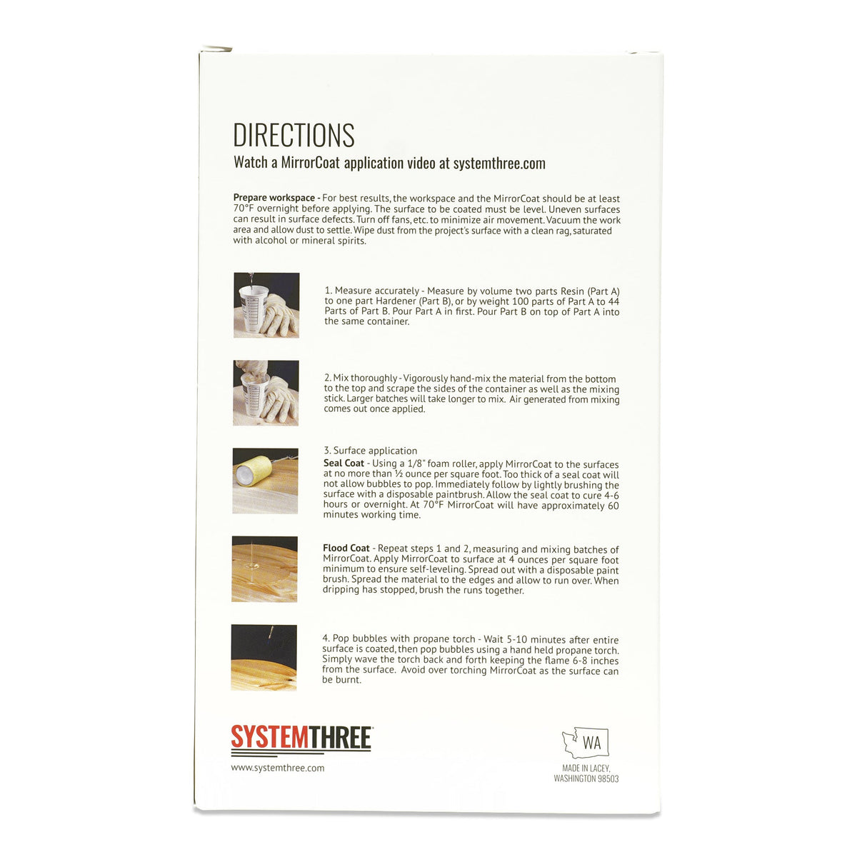 MirrorCoat - System Three Resins