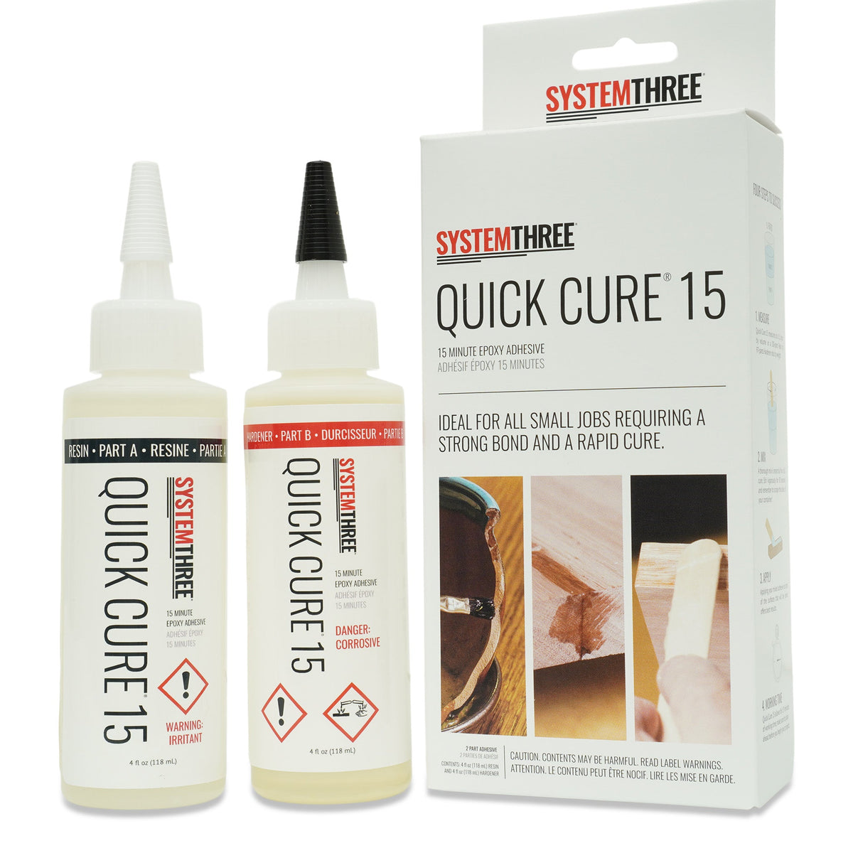 How to use quick curing resin 