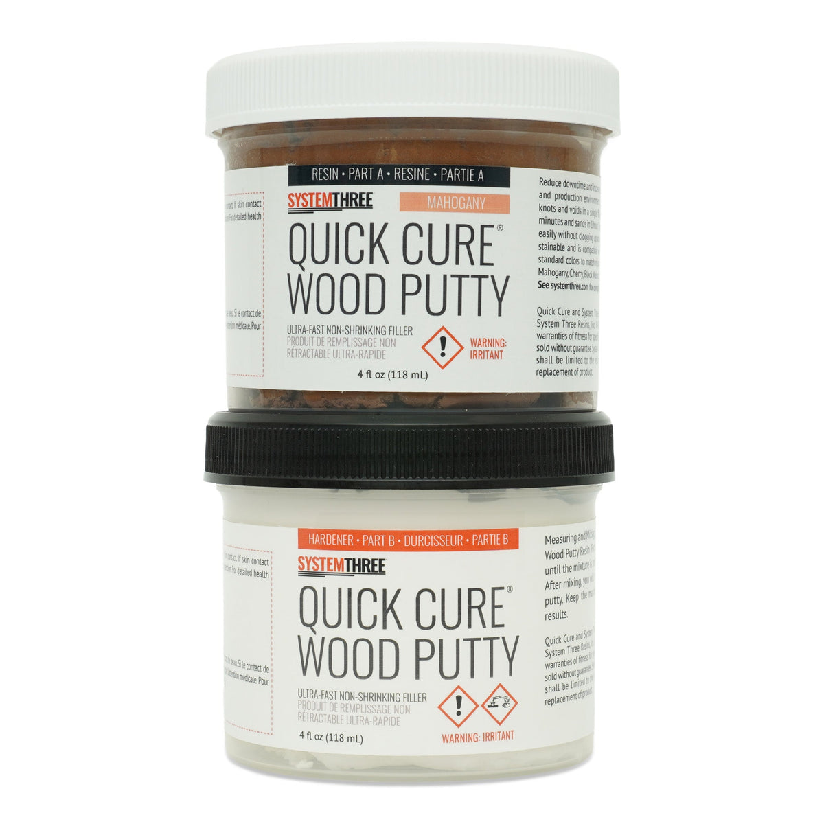 Quick Cure Wood Putty - System Three Resins
