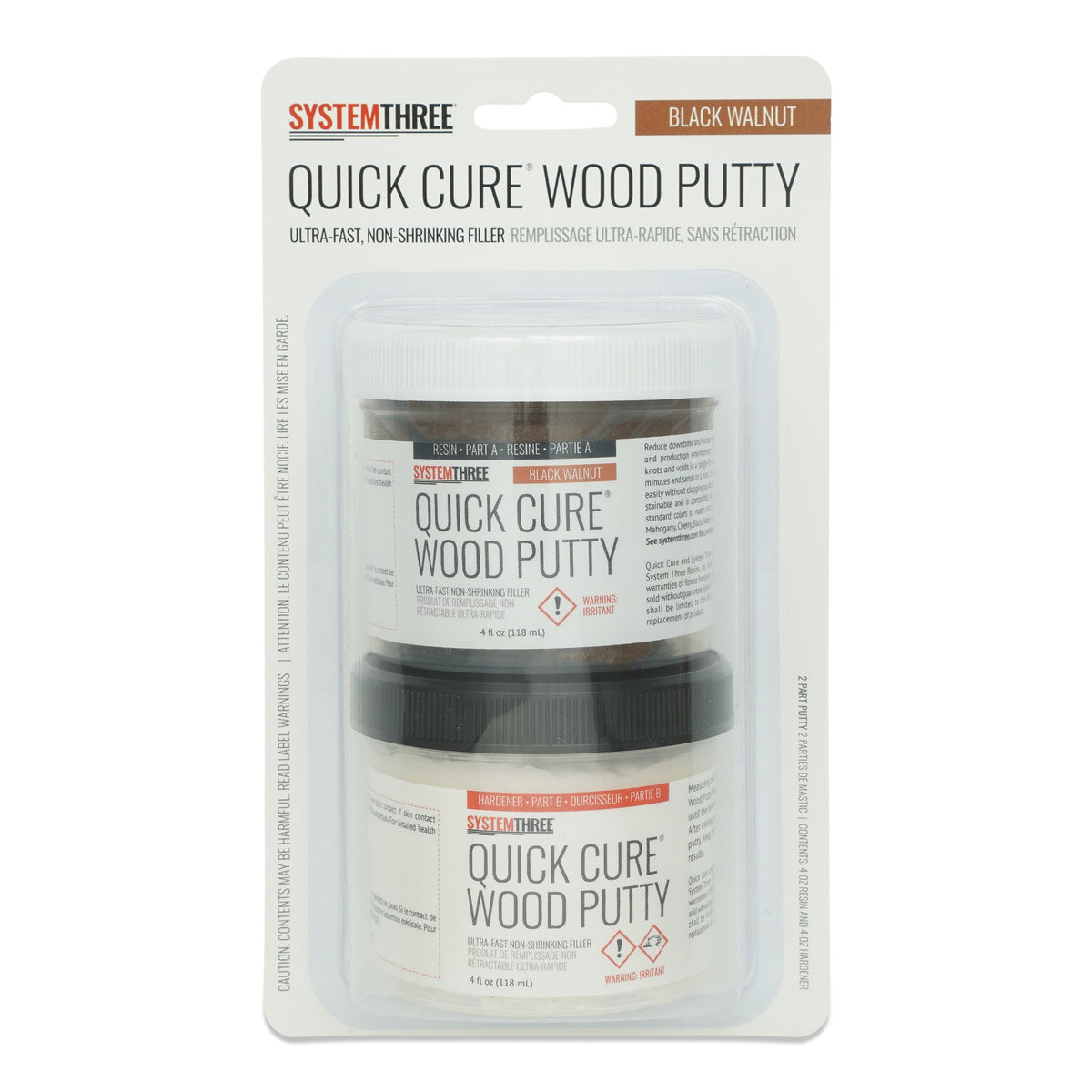 Quick Cure Wood Putty - System Three Resins