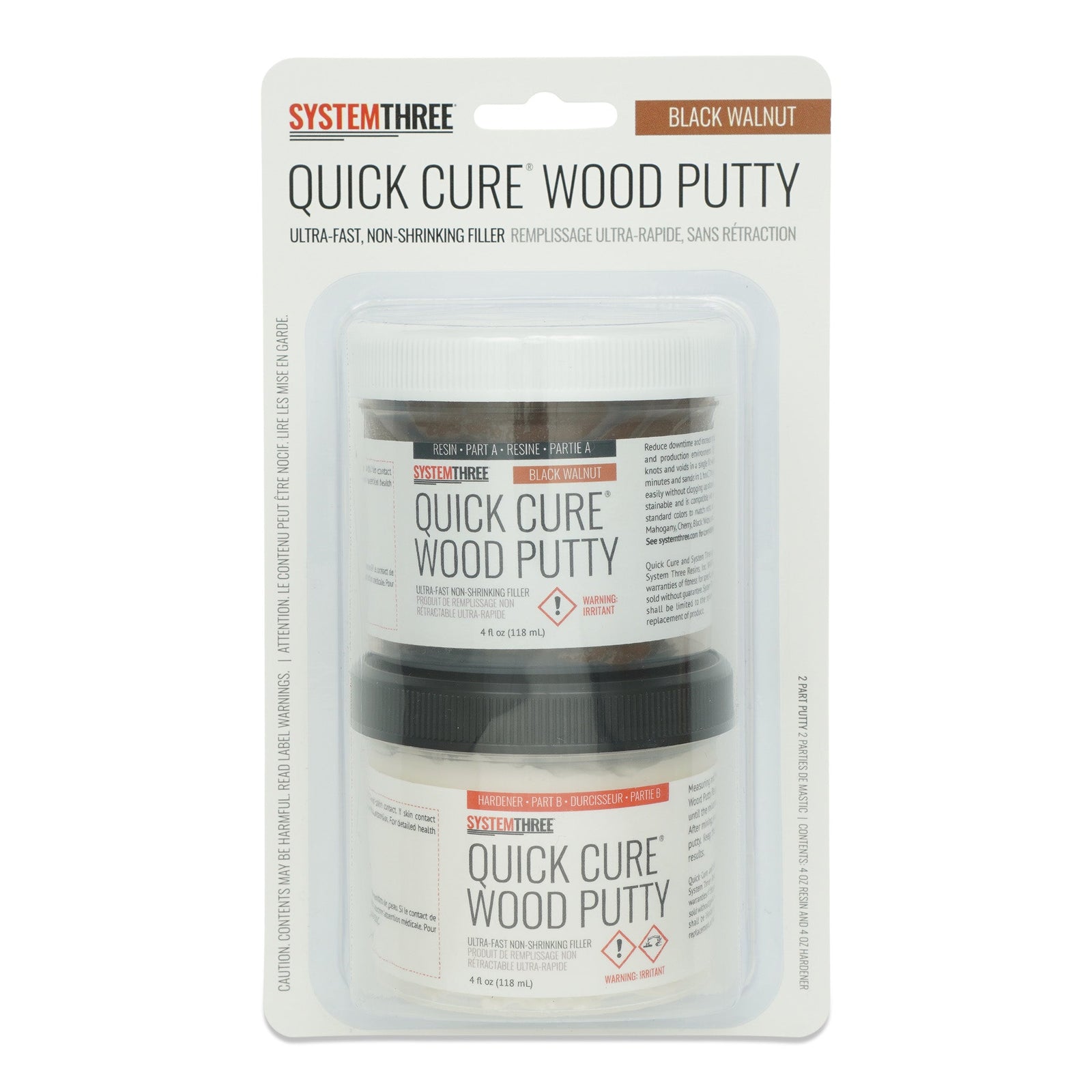 Quick Cure Wood Putty - System Three Resins