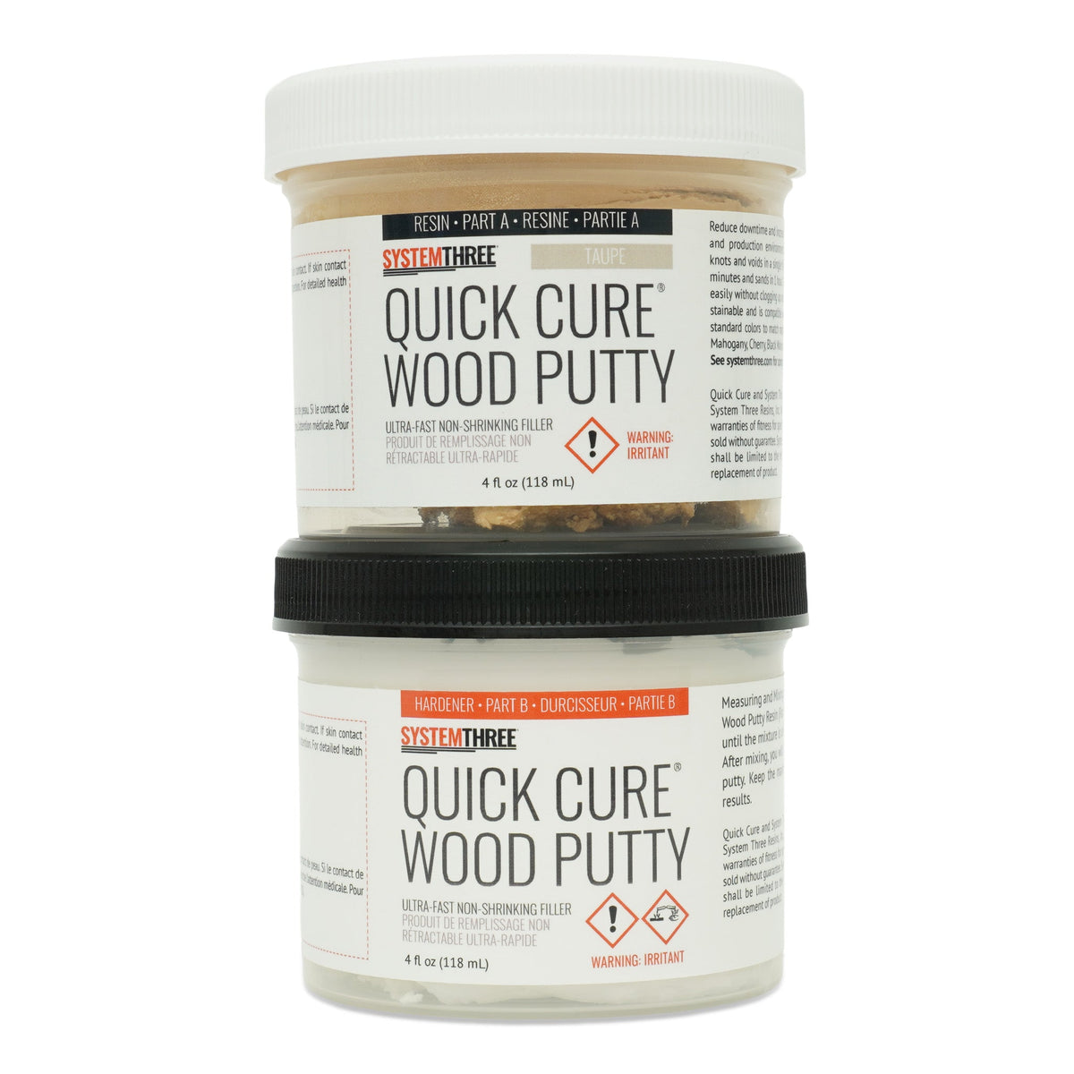 Quick Cure Wood Putty - System Three Resins