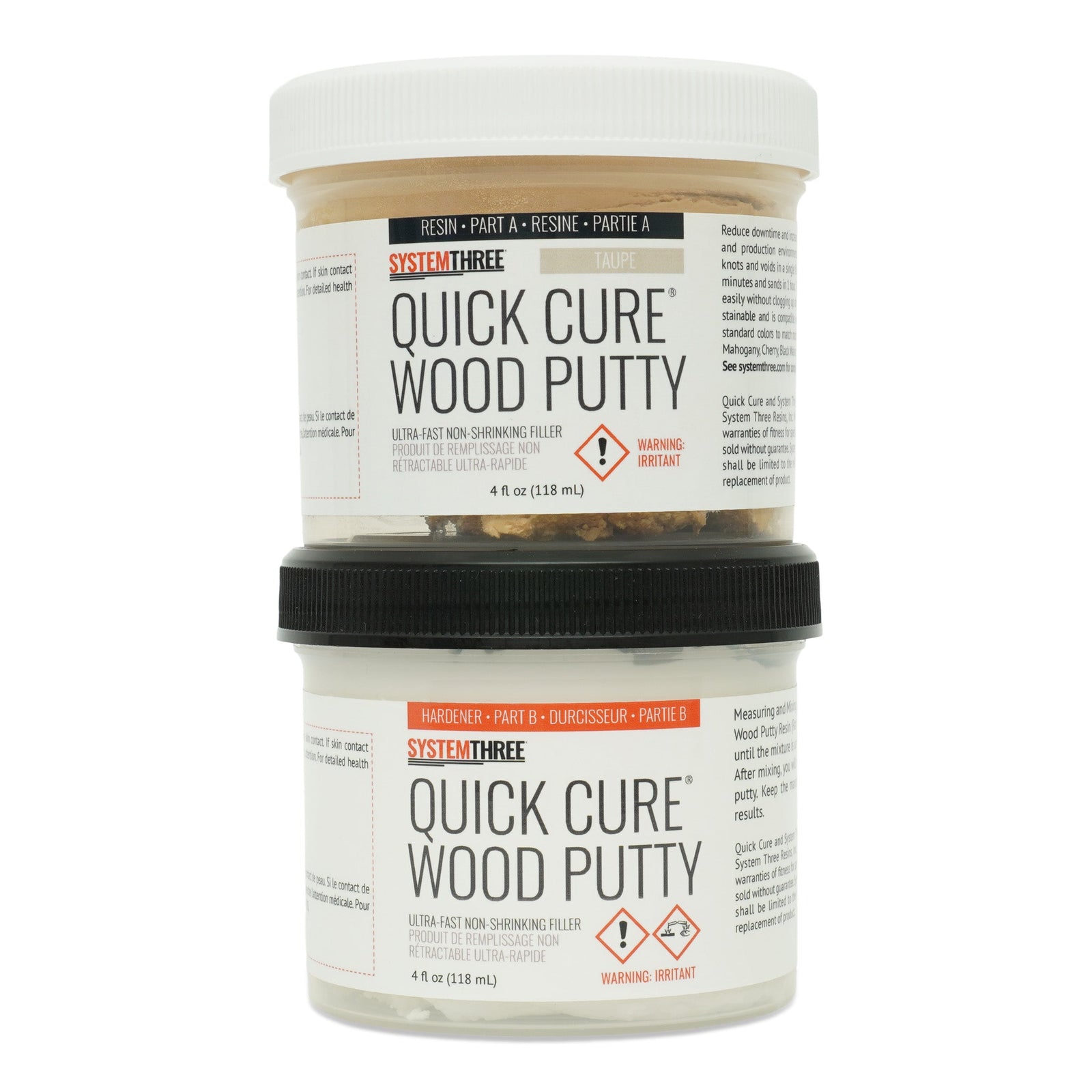 Quick Cure Wood Putty - System Three Resins