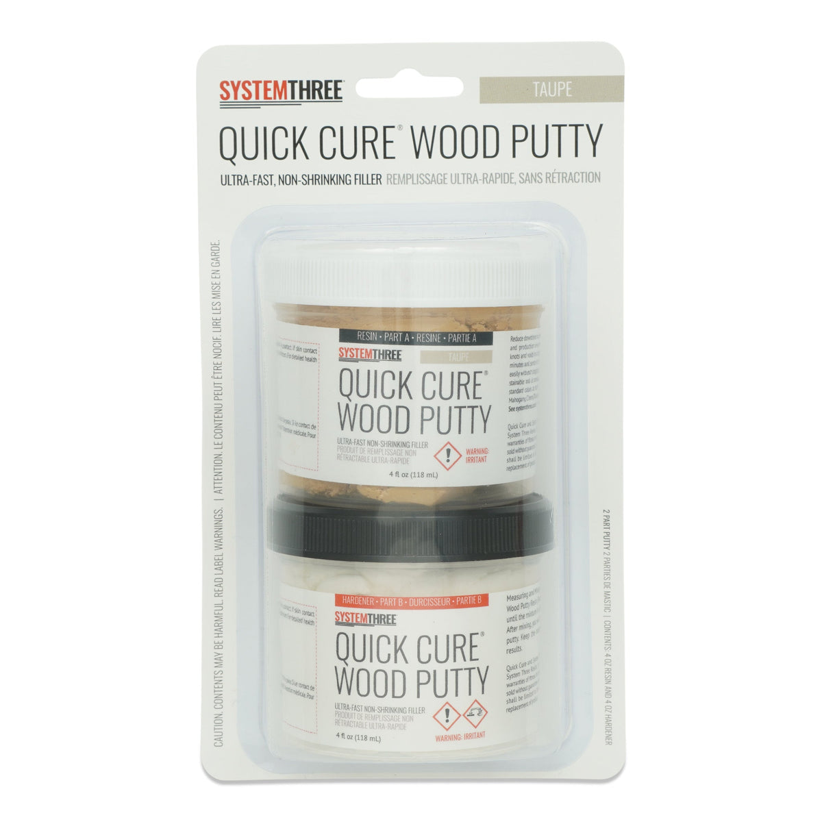 Quick Cure Wood Putty - System Three Resins