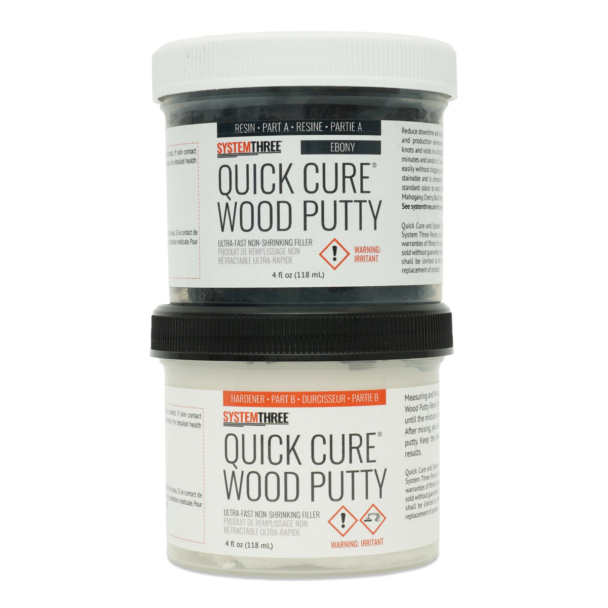 Quick Cure Wood Putty - System Three Resins