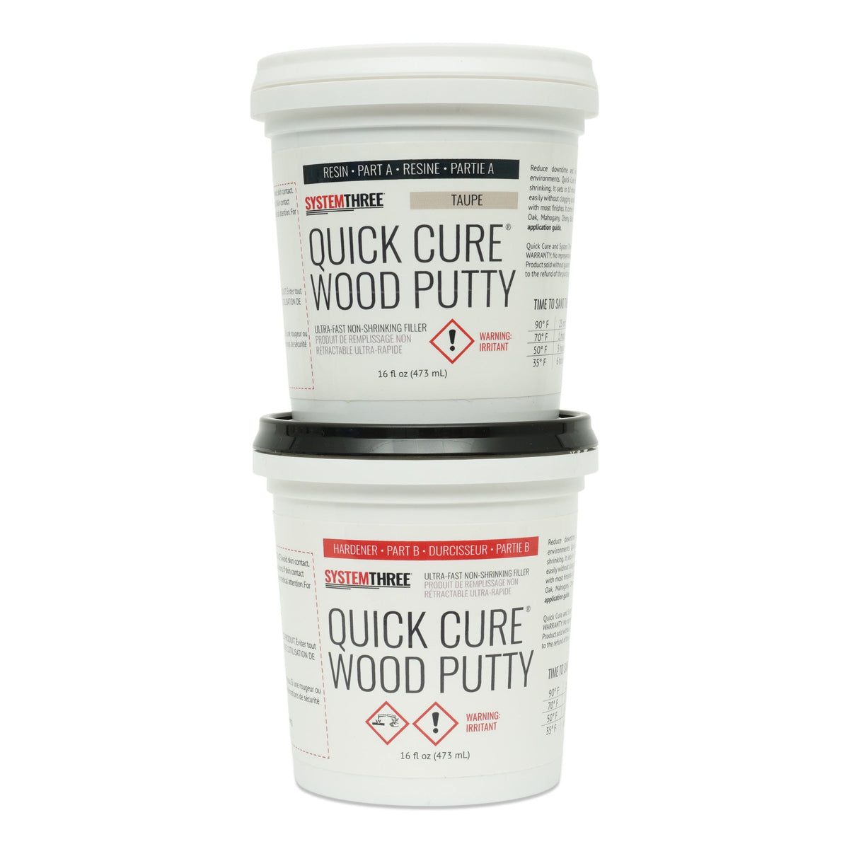 Quick Cure Wood Putty - System Three Resins