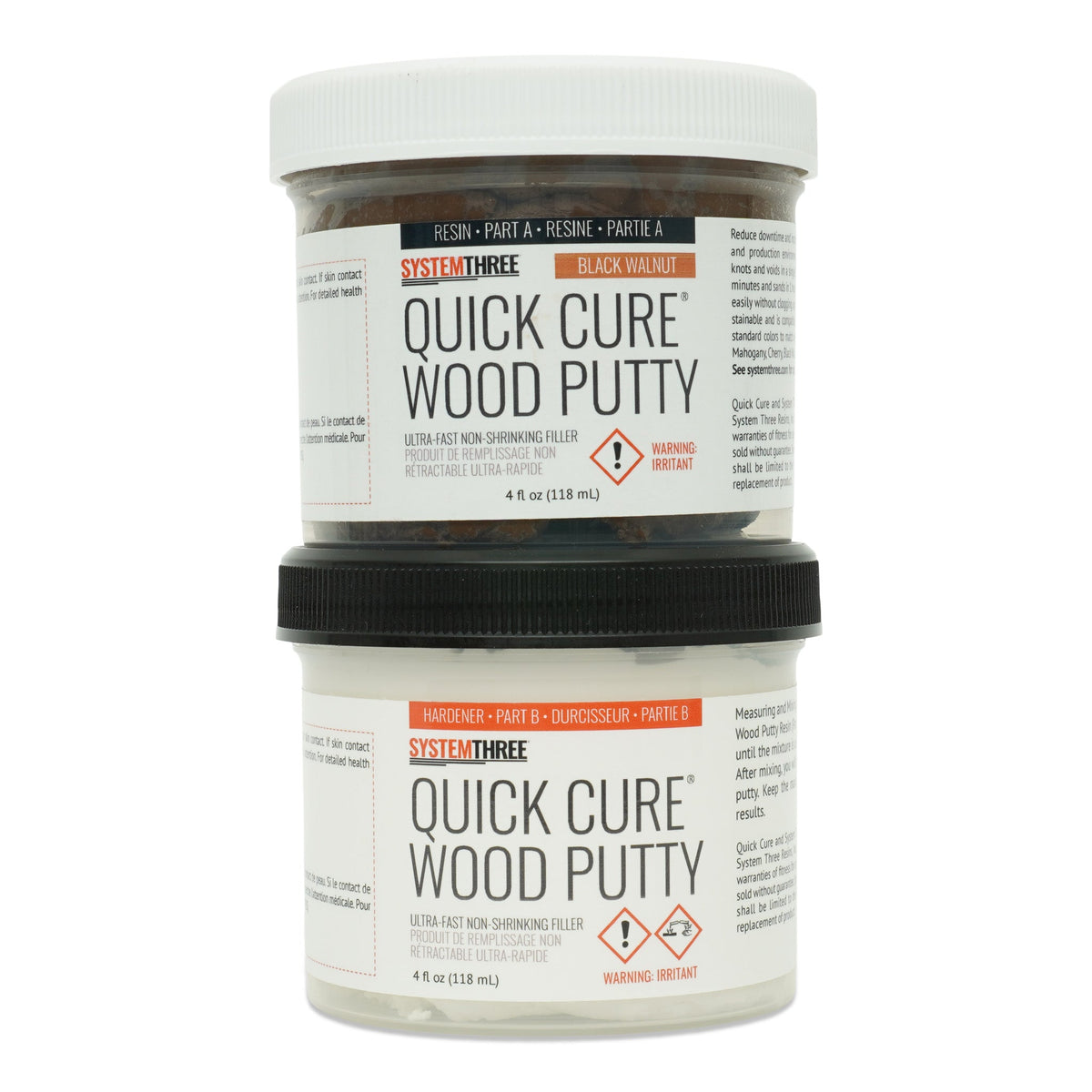 Quick Cure Wood Putty 8 oz. / Cherry