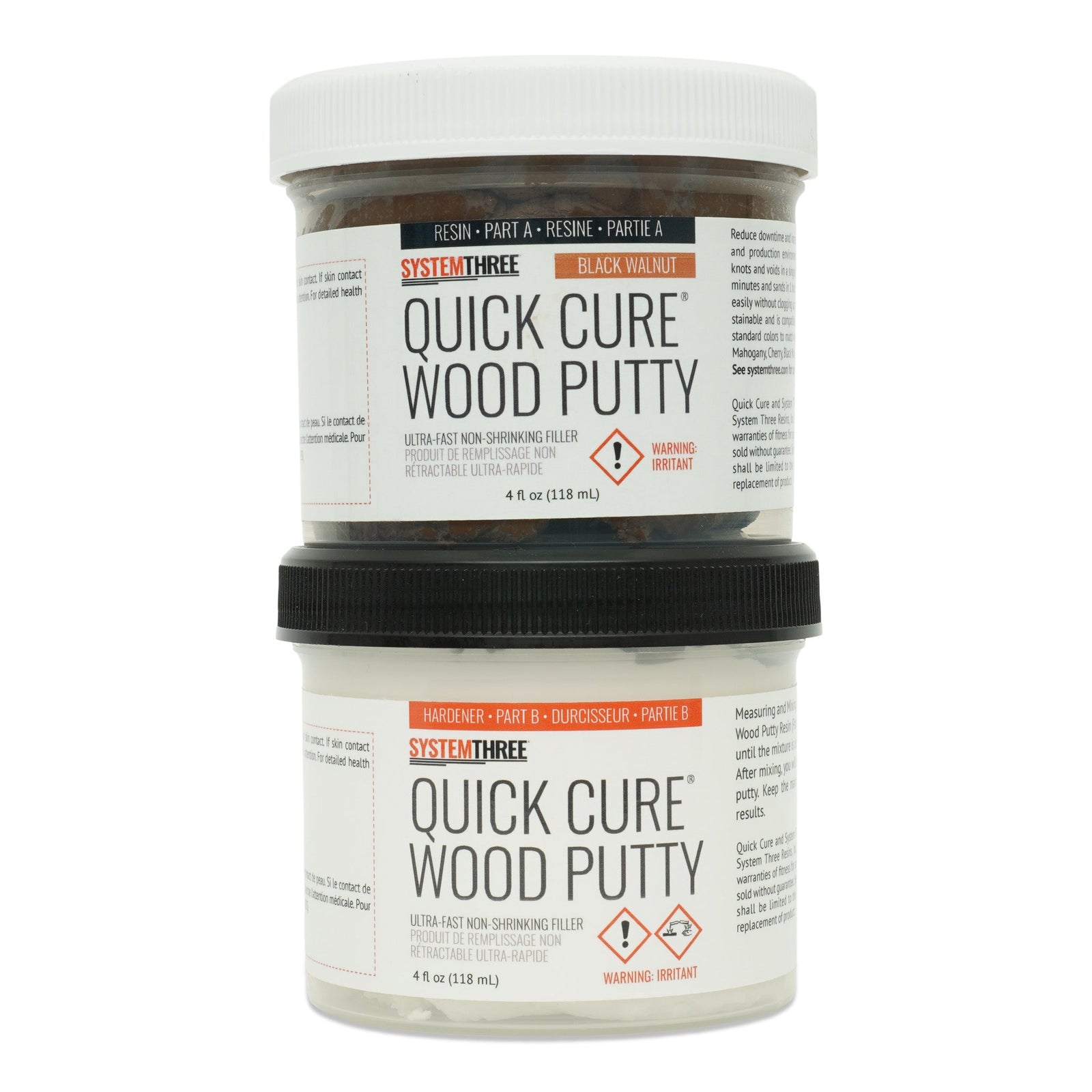Quick Cure Wood Putty - System Three Resins