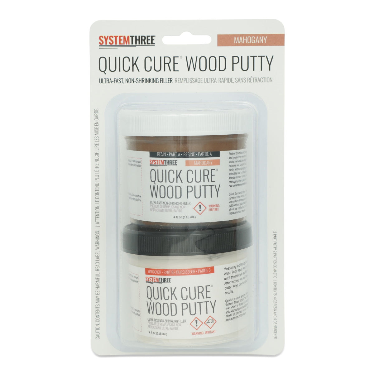 Quick Cure Wood Putty - System Three Resins