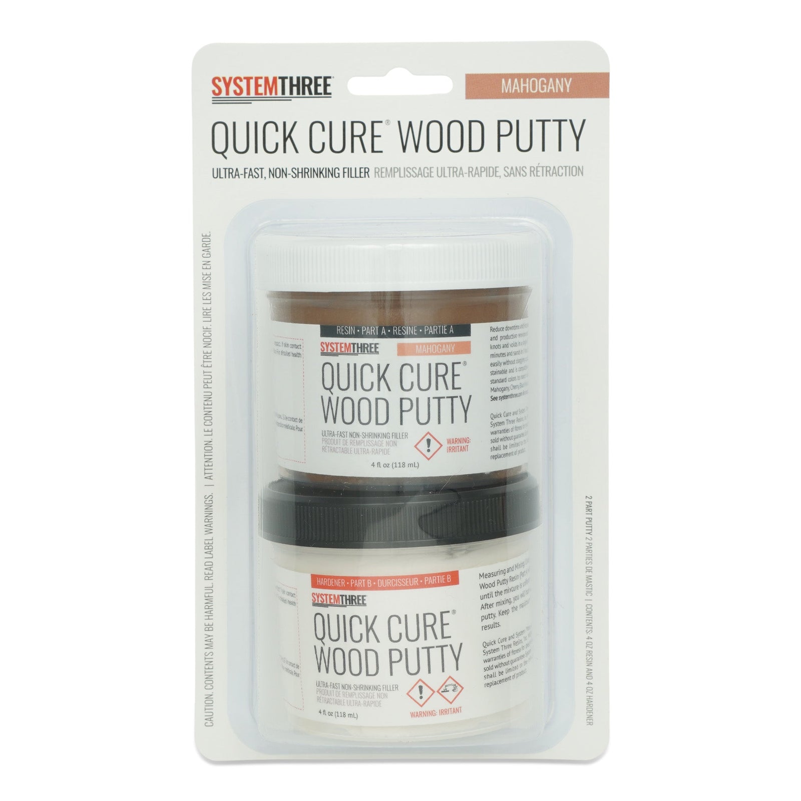 Quick Cure Wood Putty - System Three Resins
