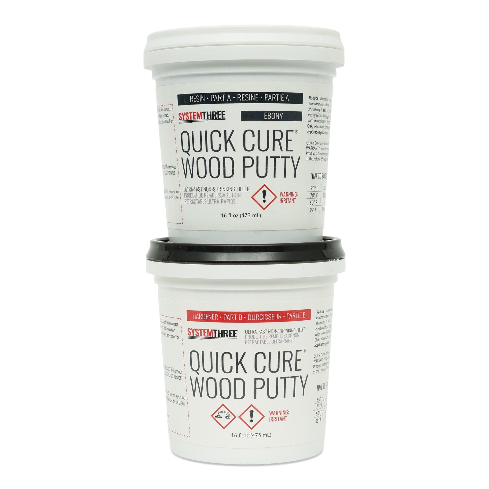 Quick Cure Wood Putty - System Three Resins