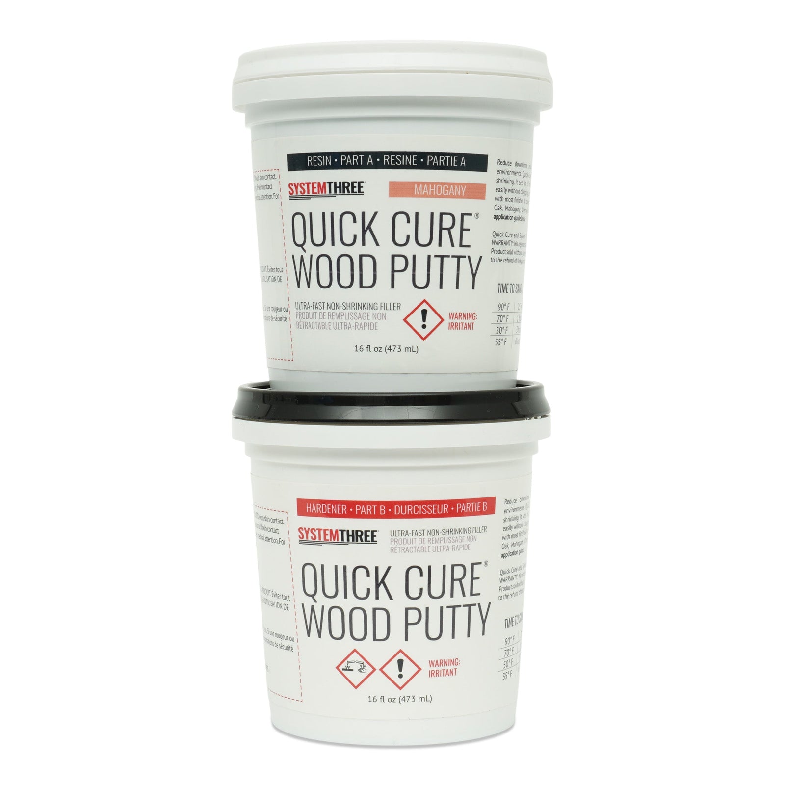 Quick Cure Wood Putty - System Three Resins