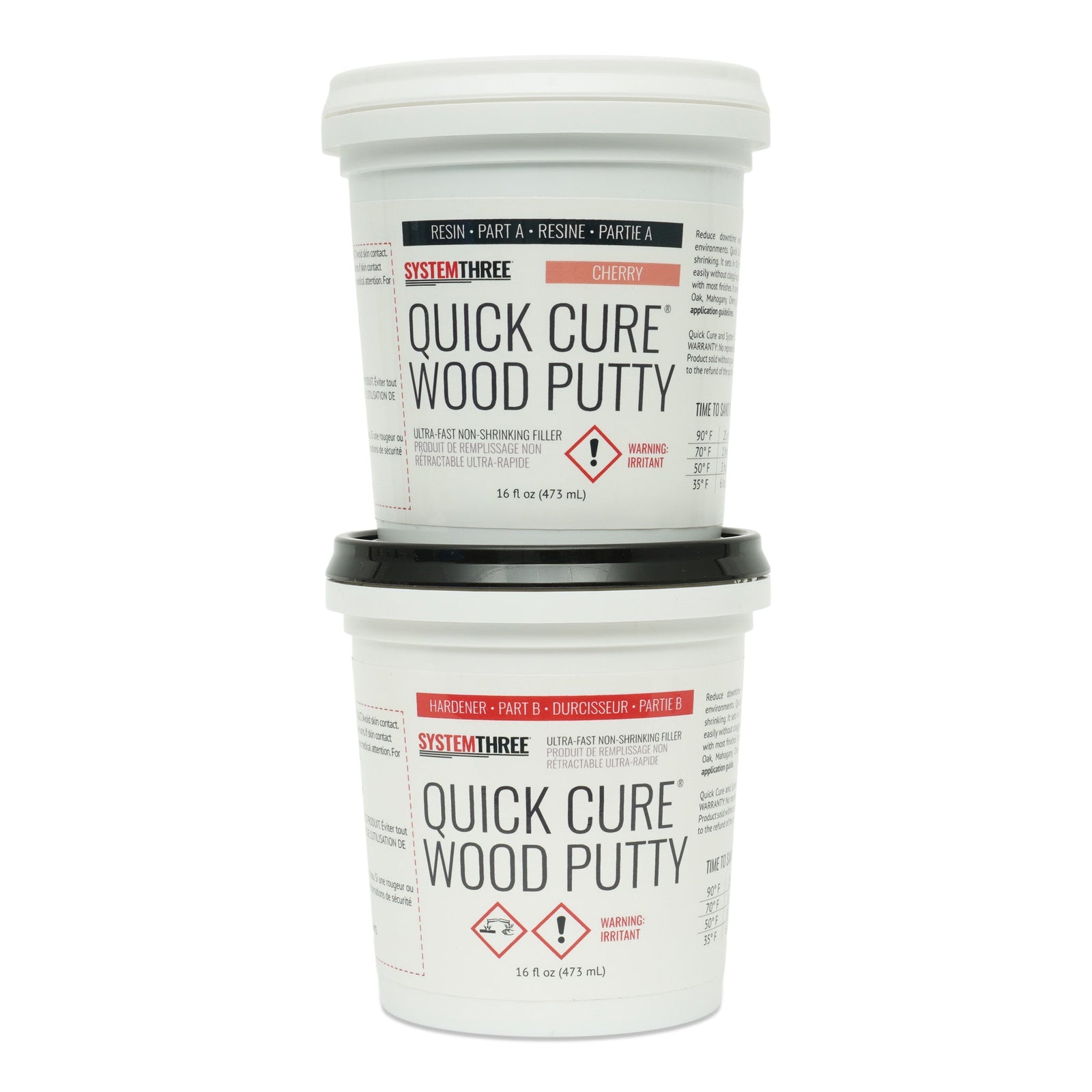 Quick Cure Wood Putty - System Three Resins