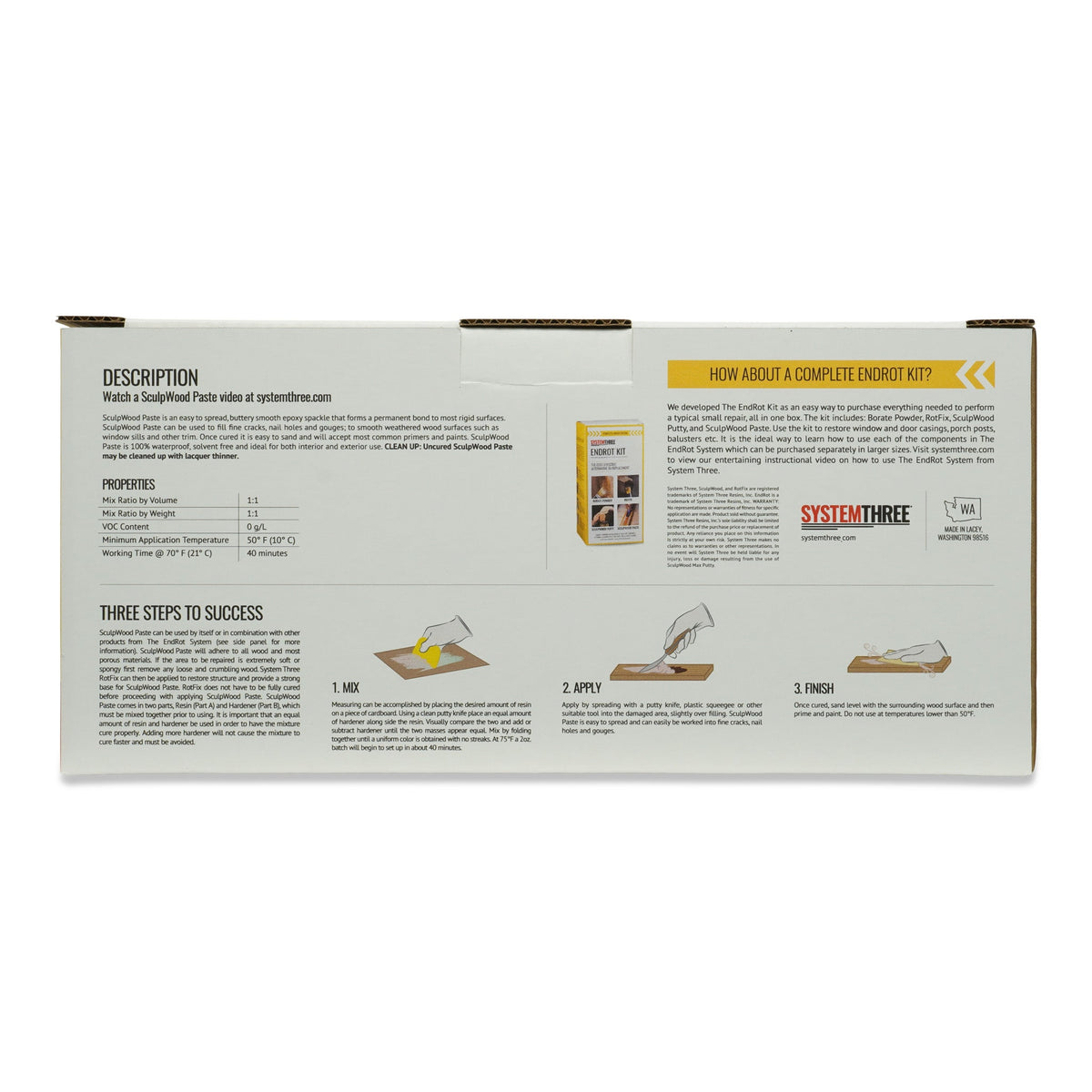 Sculpwood Paste - System Three Resins