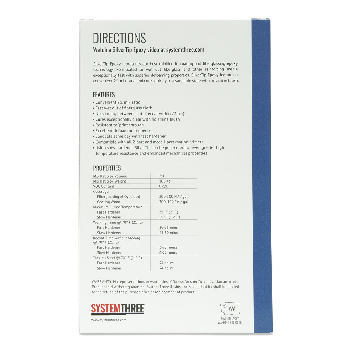 SilverTip Epoxy - System Three Resins