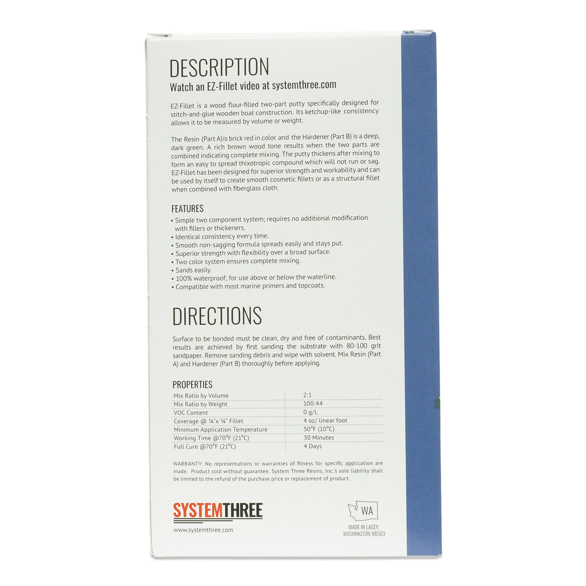 SilverTip EZ-Fillet - System Three Resins