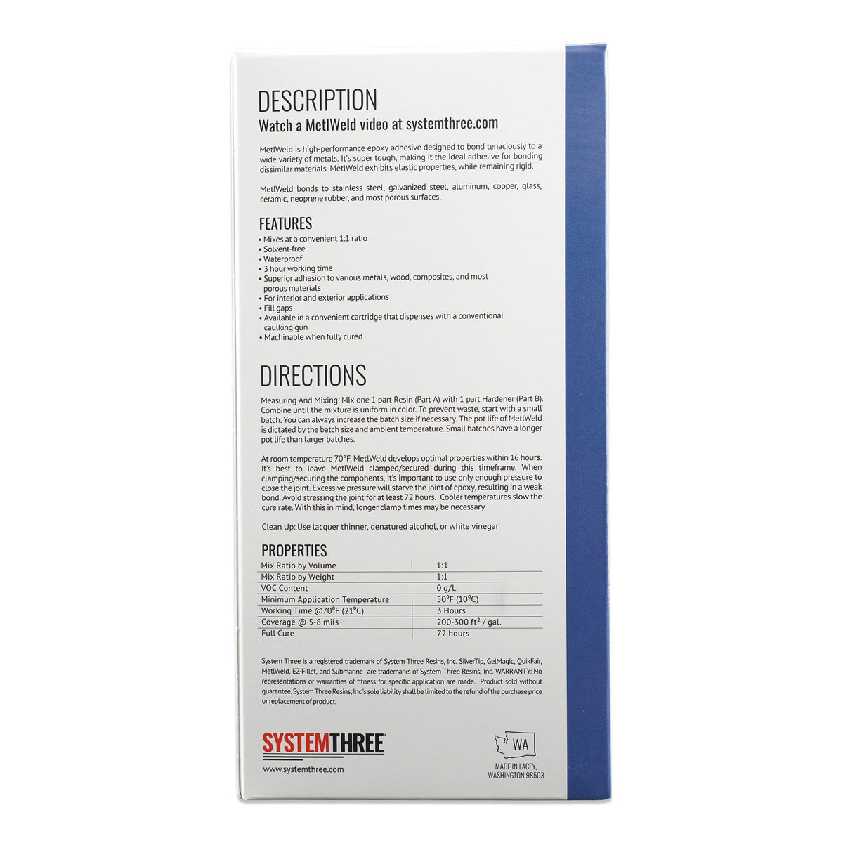 SilverTip MetlWeld - System Three Resins